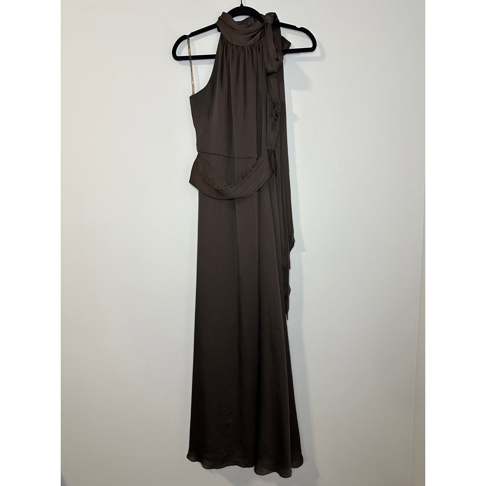 Sachin & Babi Sachin & Babi Size 2 Kayla Chocolate Brown Sleeveless Gown Size XS / US 0-2 / IT 36-38 - 2 Thumbnail