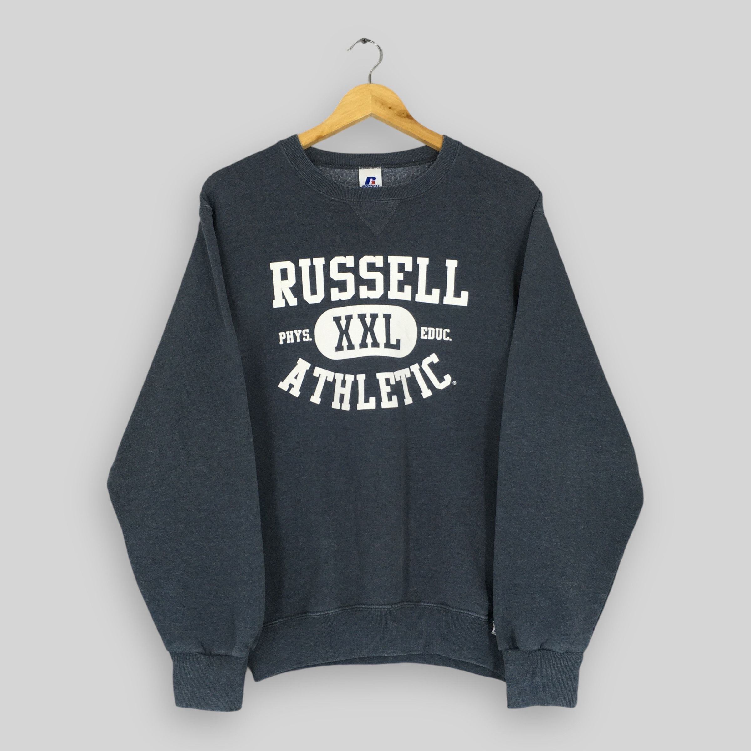 Russell Athletic Streetwear Vintage Vintage Y2K Russell Athletic Gray Sweatshirt Small Grailed
