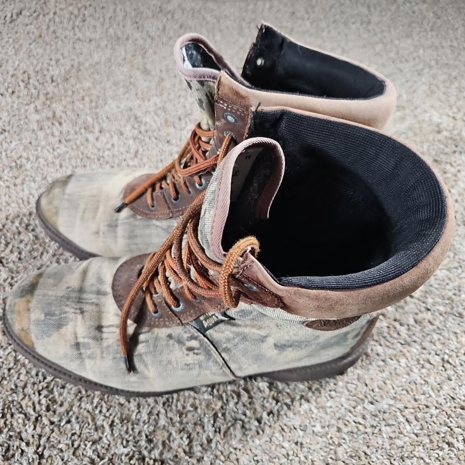 Other Wild Wolf Rocky Camo Pattern Boots 13W Thinsulate Aqua Guard Size US 13 / EU 46 - 5 Thumbnail