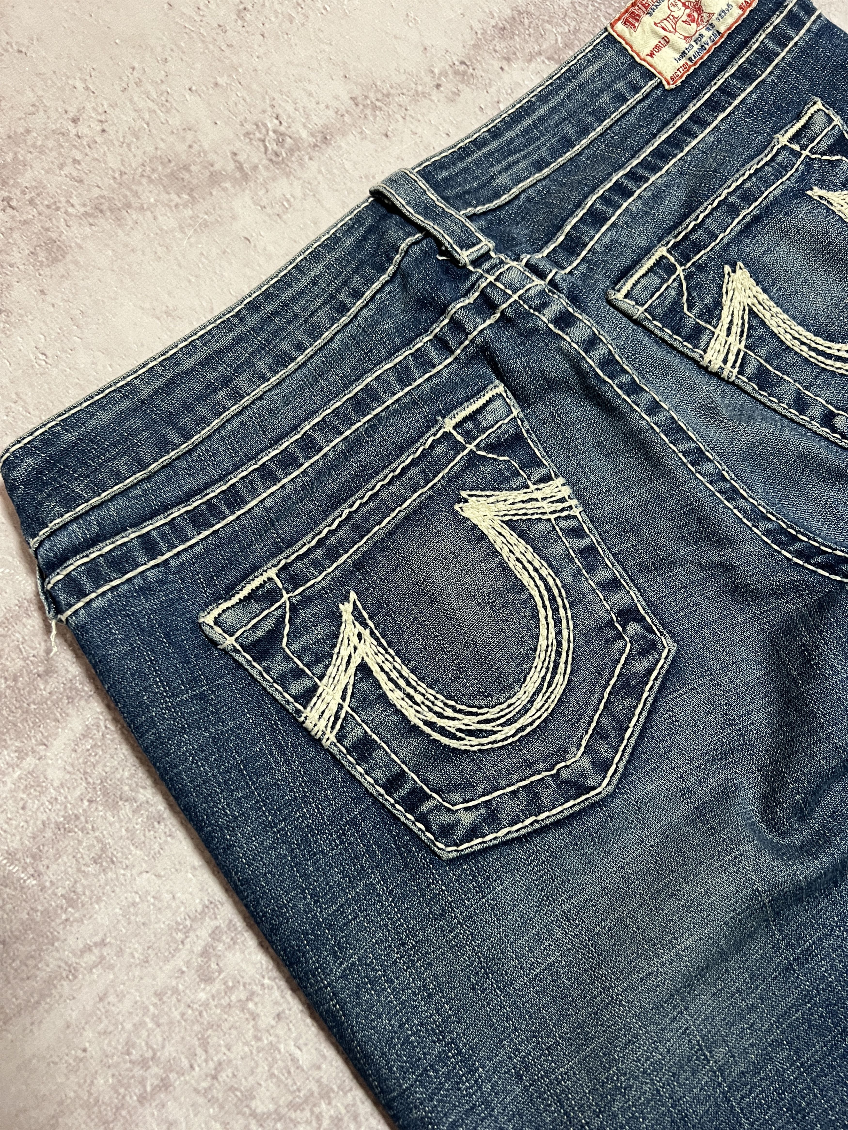 True Religion Vintage True religion Y2K Rainbow Gina denim jeans Size 31" - 6 Thumbnail