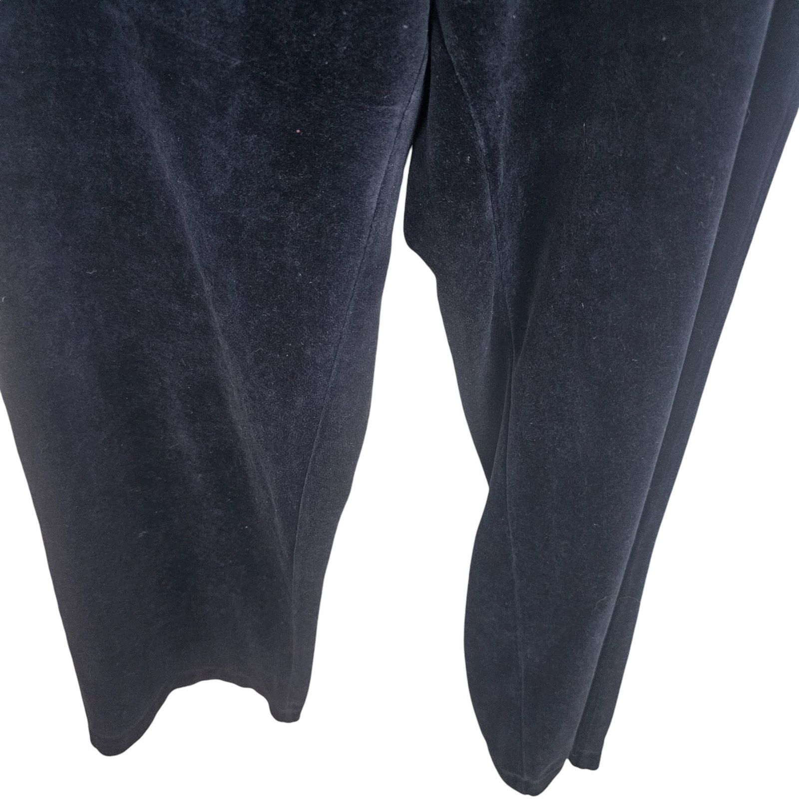 Lauren Ralph Lauren Lauren Ralph Lauren Womens Navy Velour Sweatpants SIze M Size 37" - 3 Thumbnail