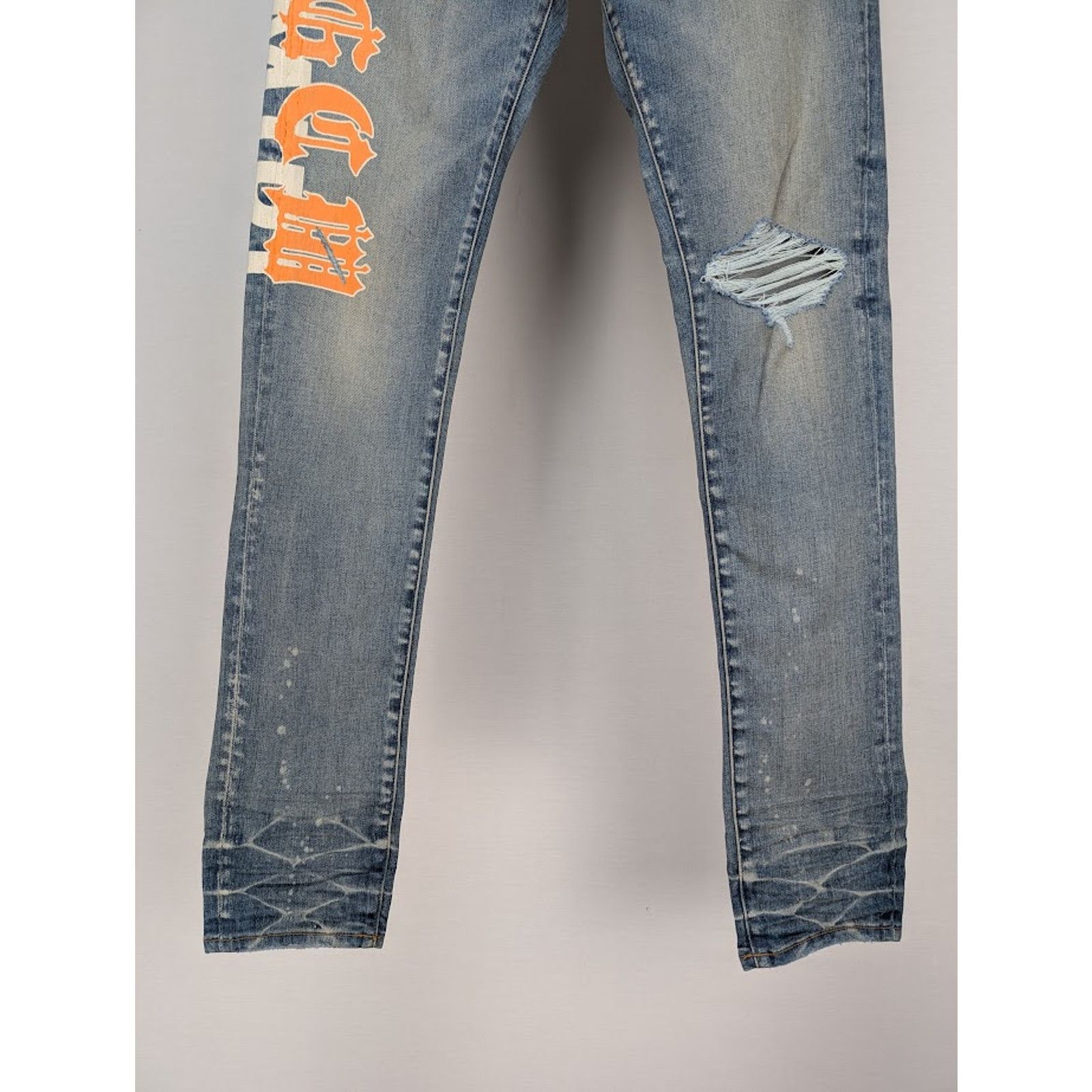 Amiri o1rshd1 TGCW Amiri Jeans in Orange Size US 34 / EU 50 - 4 Thumbnail
