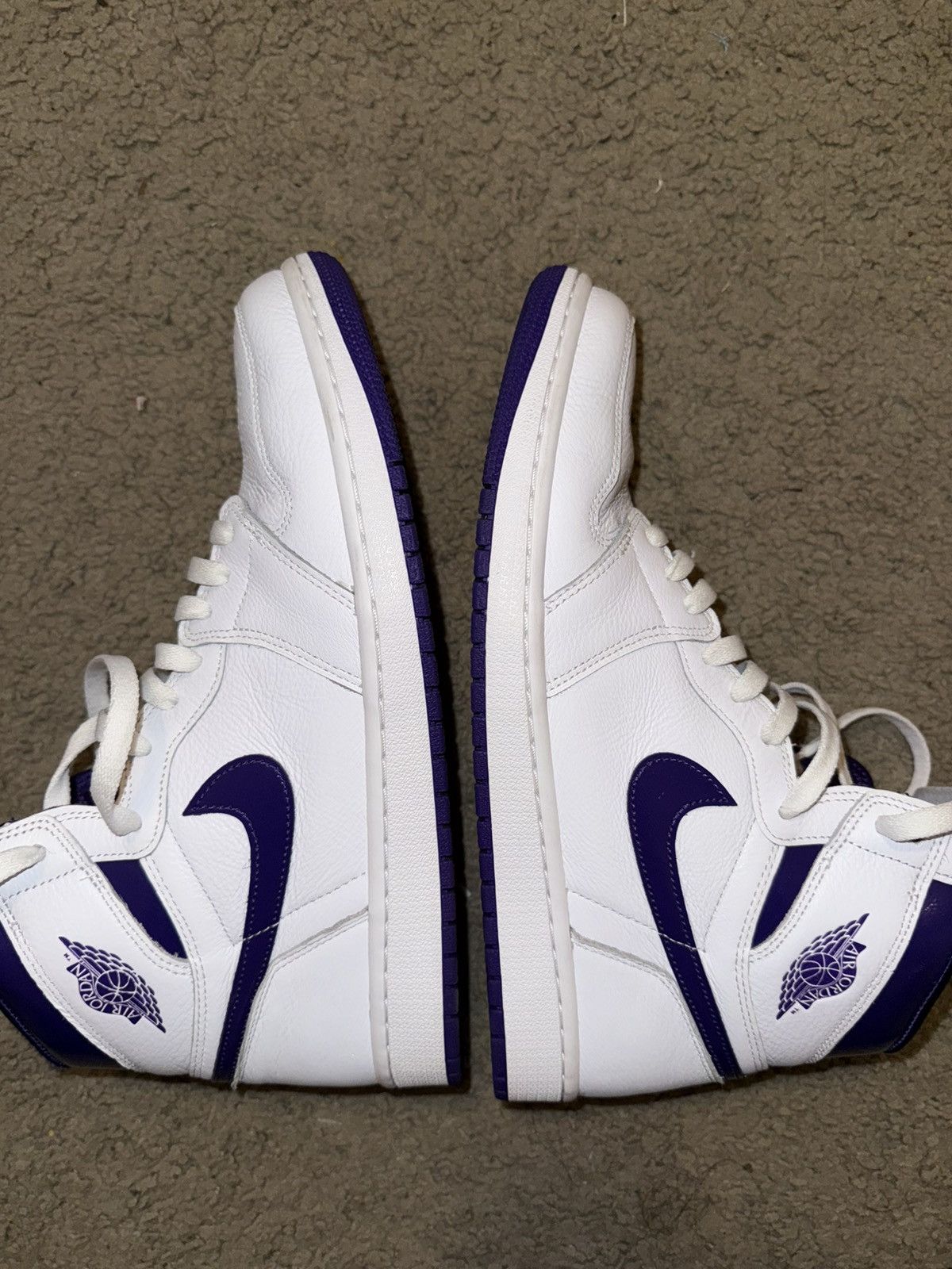 Jordan Brand × Nike Jordan 1 High Court Purple Size US 10.5 / EU 43-44 - 12 Thumbnail