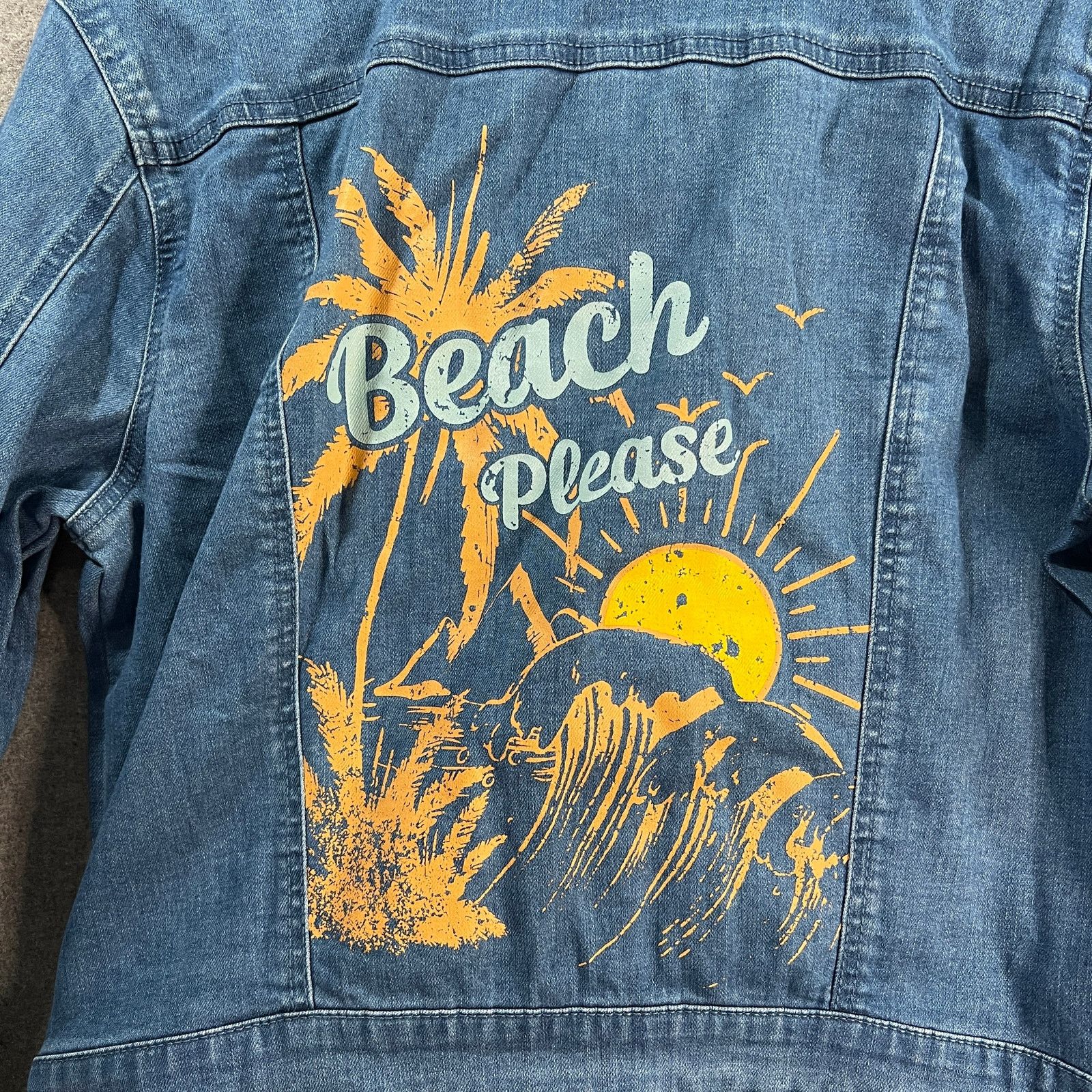 Other Studio park x Kerstin Lindquist Denim Jacket Beach Size M / US 6-8 / IT 42-44 - 10 Thumbnail