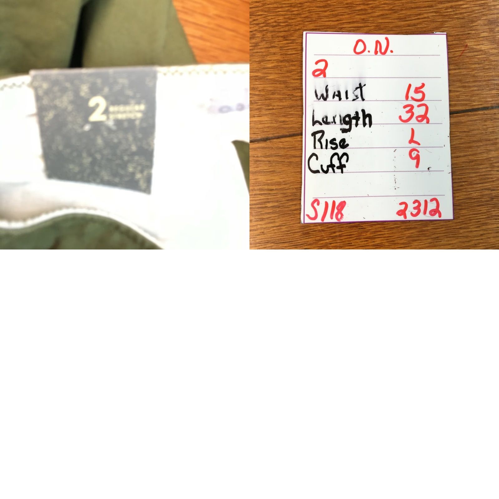 Old Navy Old Navy Womens Casual Regular Flat Front Straight Forest Green Jeans Size 2 Size 26" / US 2 / IT 38 - 8 Thumbnail
