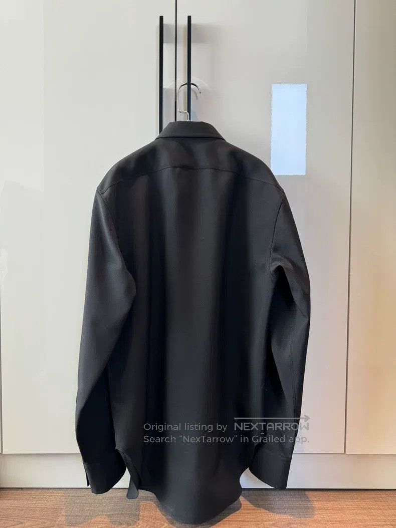 Jil Sander Jil Sander Black Shirt Jacket Size US M / EU 48-50 / 2 - 2 Thumbnail