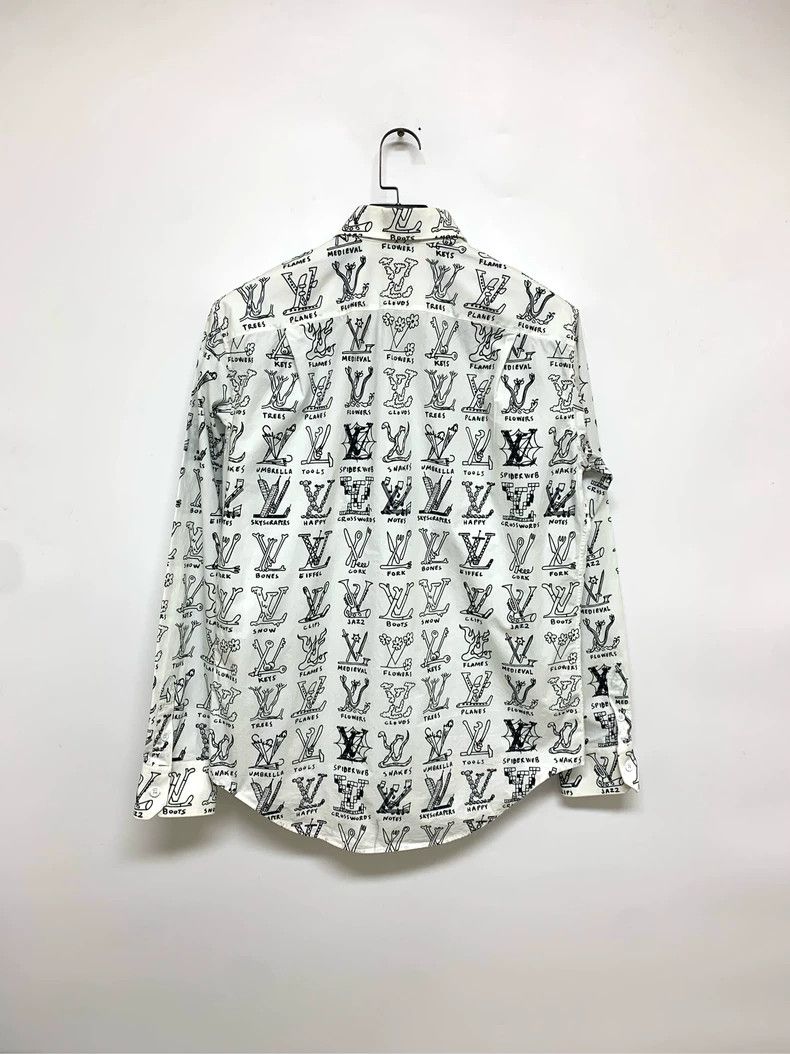 Louis Vuitton LOUIS VUITTON White gesture shirt Size US M / EU 48-50 / 2 - 8 Thumbnail