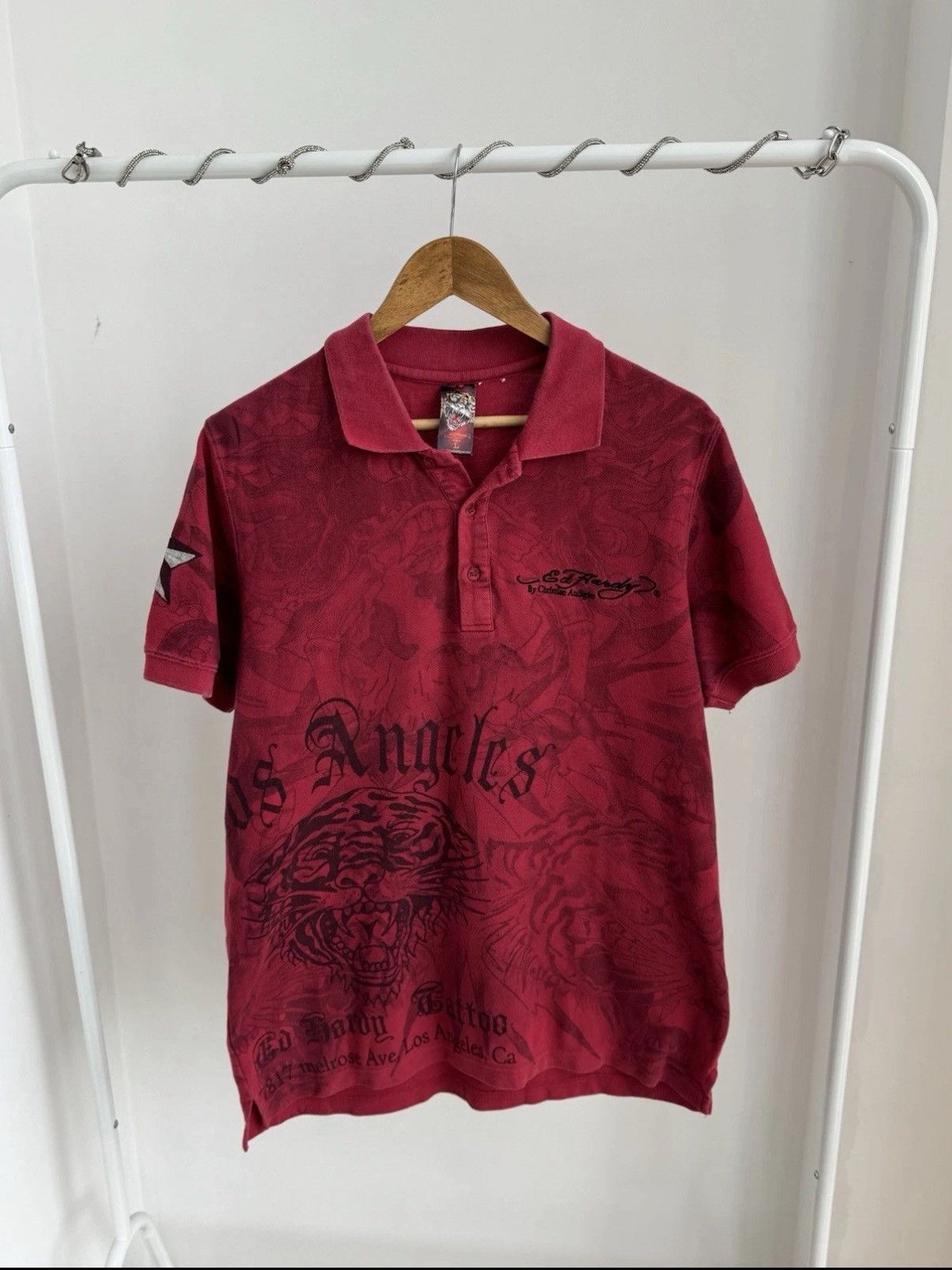 Ed Hardy Ed Hardy By Christian Audigier Design Vintage Rare Shirts Size US L / EU 52-54 / 3 - 2 Thumbnail
