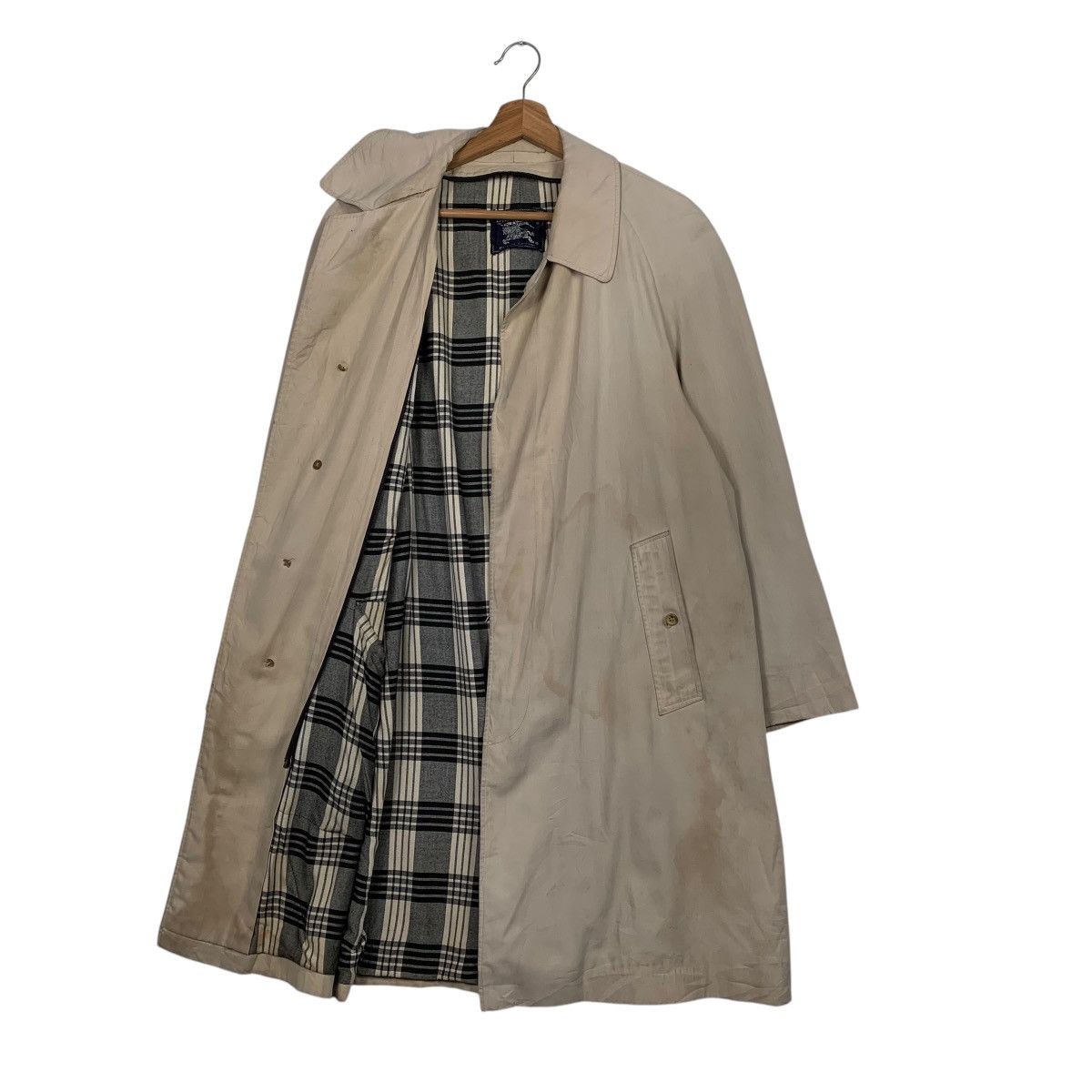 Burberry Vintage Burberrys Nova Check Trench Coat Size US M / EU 48-50 / 2 - 10 Thumbnail