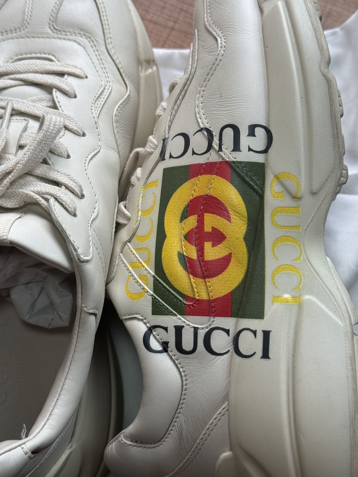 Gucci Gucci Rhyton sneaker size UK 8.5 Size US 9.5 / EU 42-43 - 6 Thumbnail