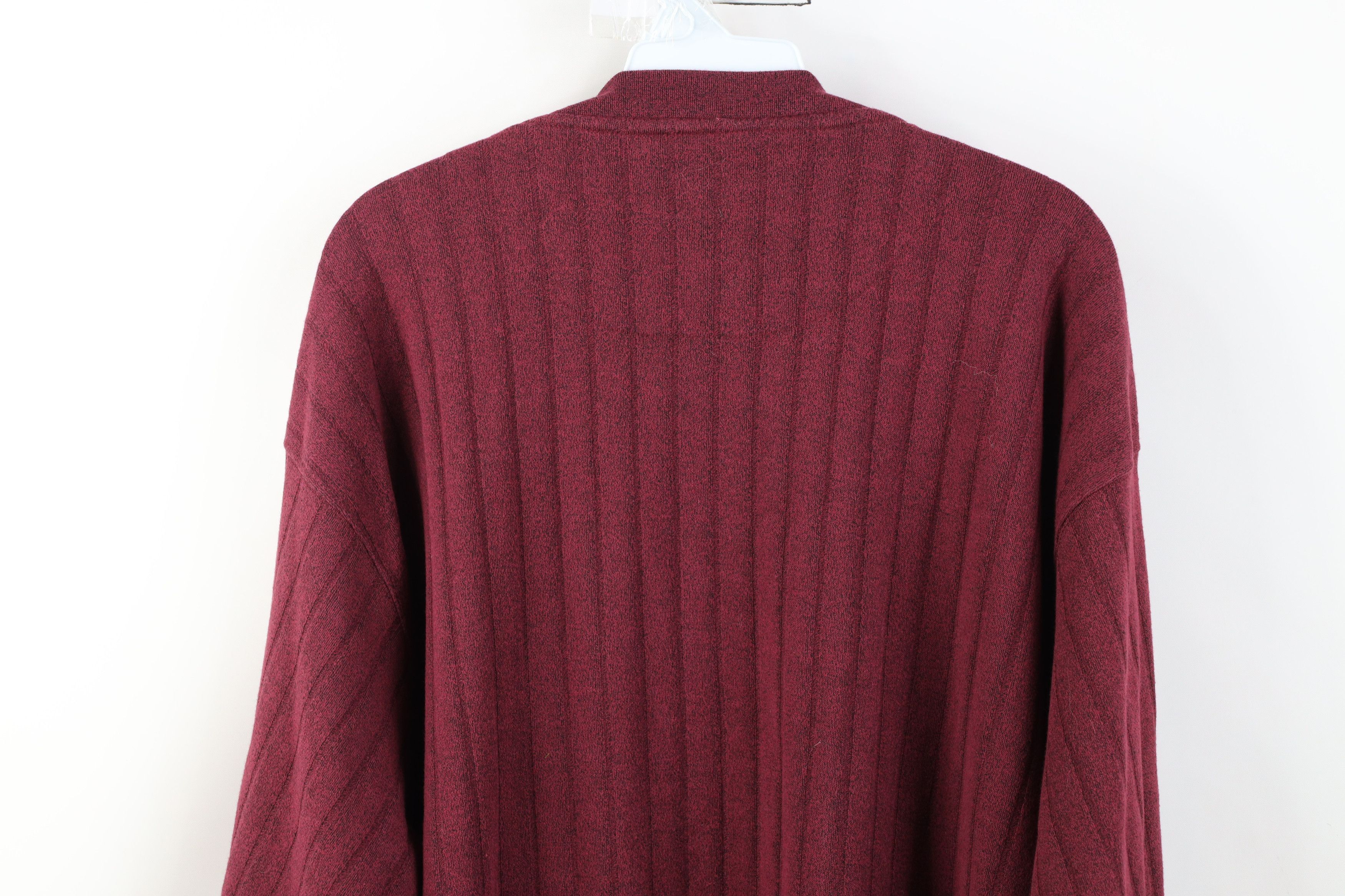 Vintage Vintage 90s Streetwear Knit Long Sleeve Henley T-Shirt Size US XL / EU 56 / 4 - 11 Thumbnail