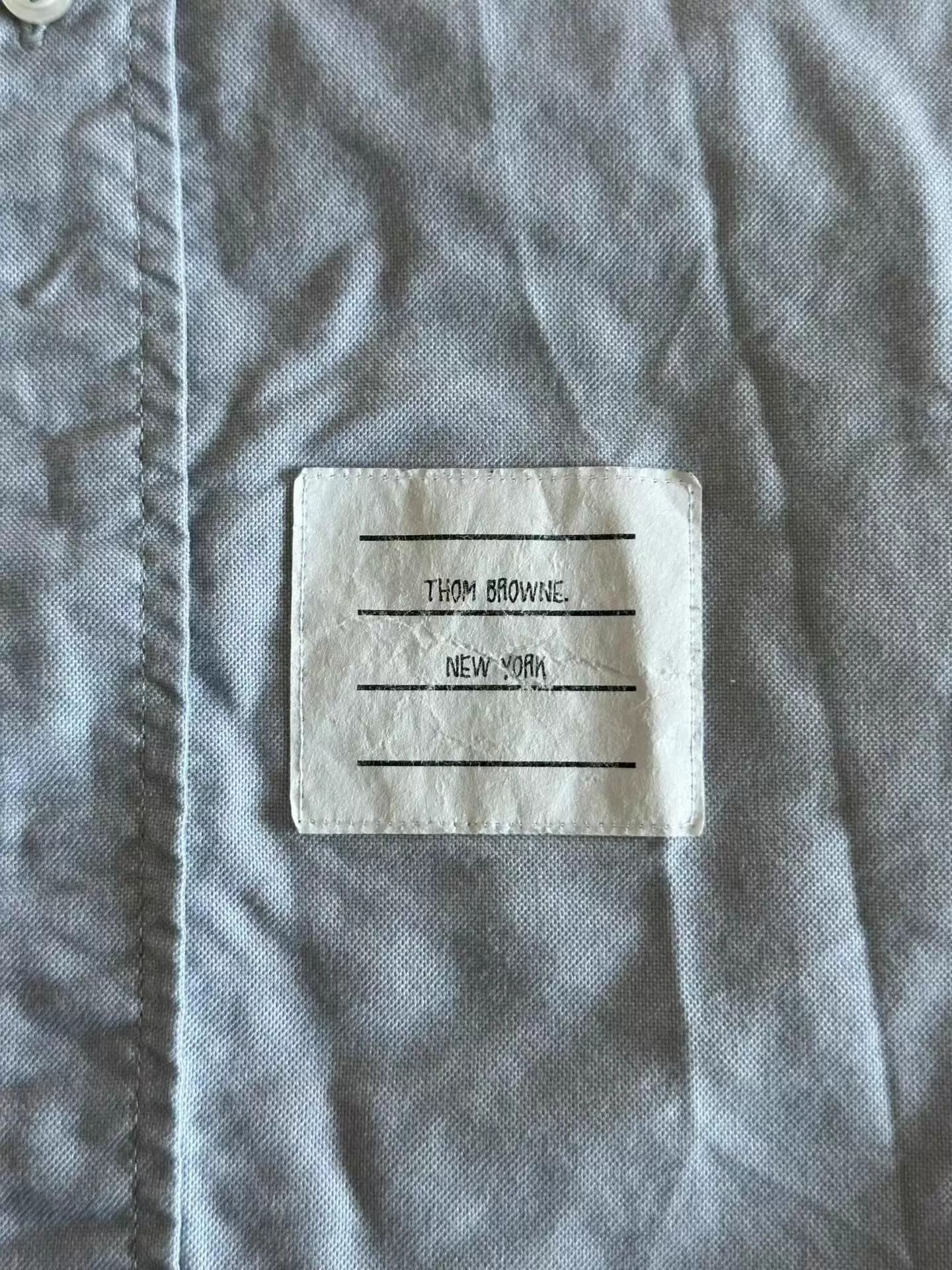 Thom Browne Thom Browne Slate Blue Armband Shirt 3 Size US L / EU 52-54 / 3 - 3 Thumbnail