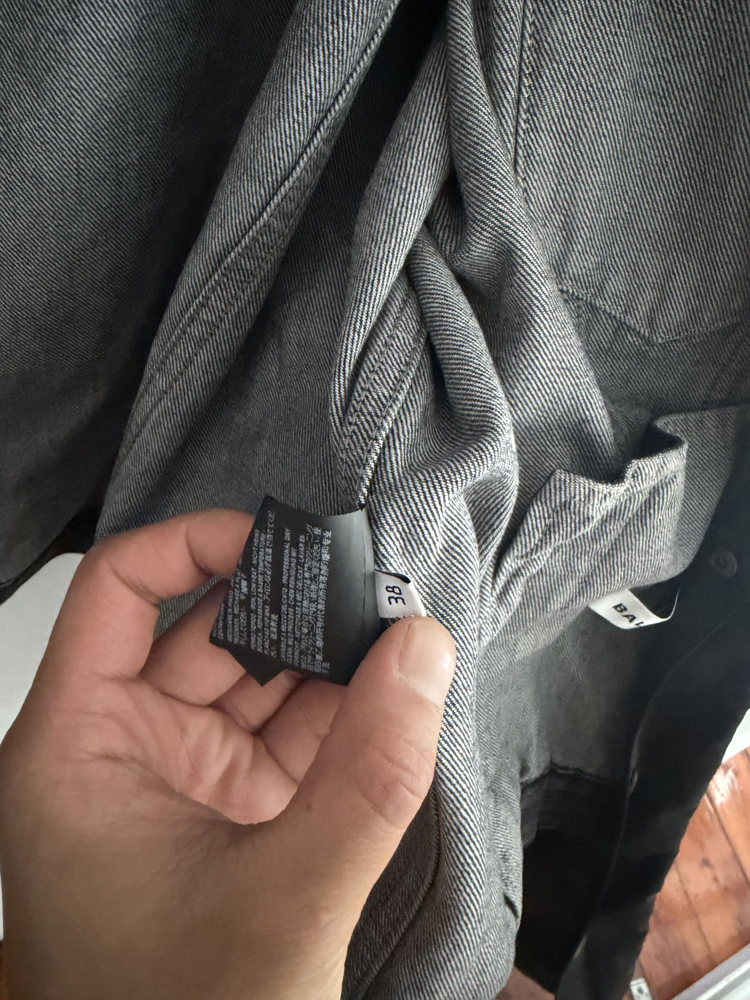 Balenciaga Double Parka Denim Jacket, 38 Size XS / US 0-2 / IT 36-38 - 4 Thumbnail