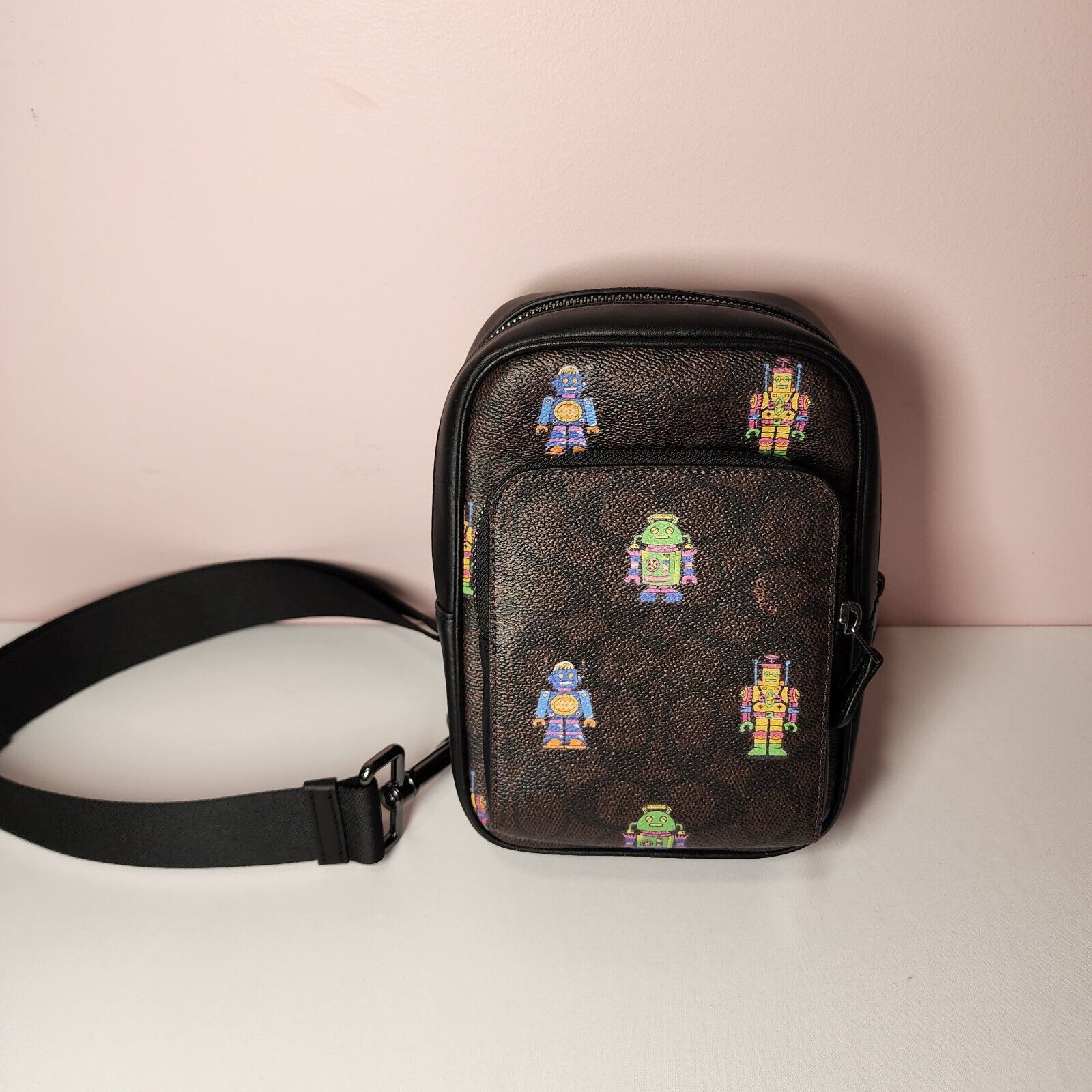 Coach NWT COACH CW317 Cosmic Racer Sling Pack Signature Robot Size ONE SIZE - 1 Thumbnail