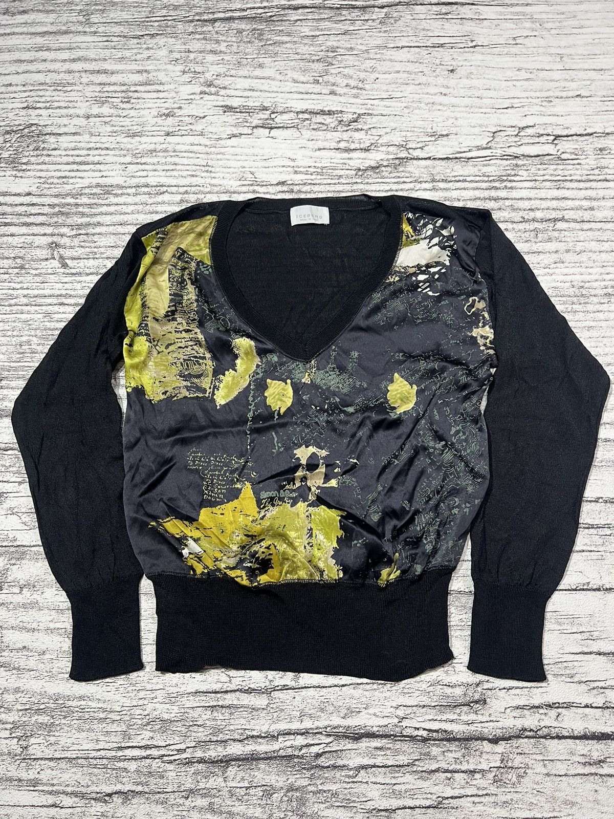 Number (N)ine Number nine Vneck Wool Sweater | Grailed