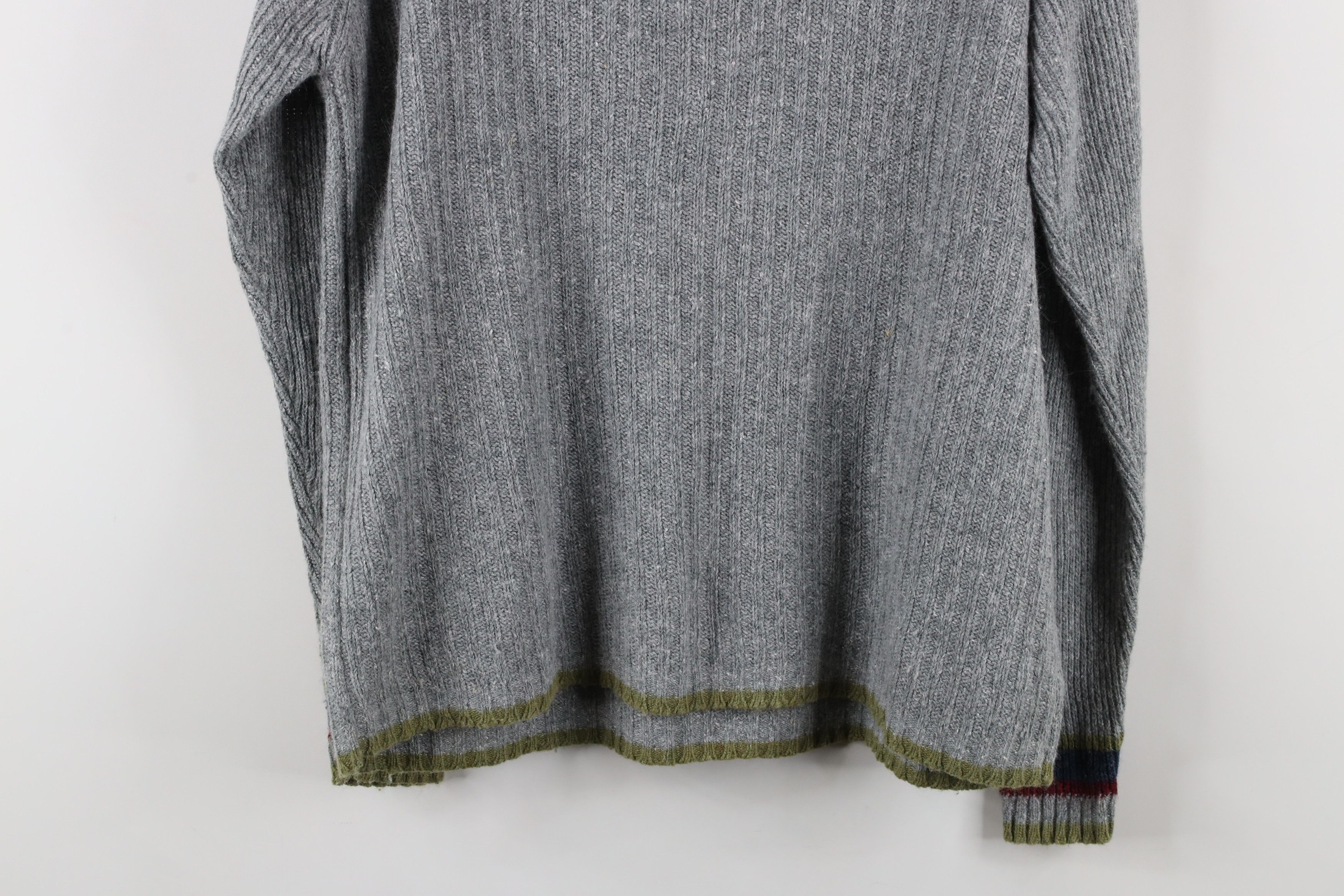 Vintage Vintage 90s Streetwear Striped Ribbed Knit Crewneck Sweater Size S / US 4 / IT 40 - 9 Thumbnail