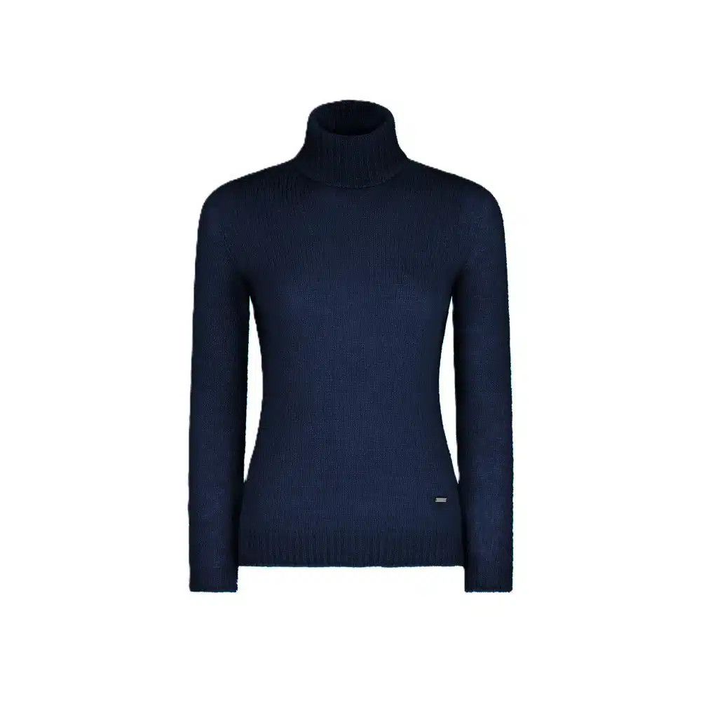 Tom Ford o1loc1c1125 MAK1344 Seamless Turtleneck Sweater in Blue Size XS / US 0-2 / IT 36-38 - 1 Preview
