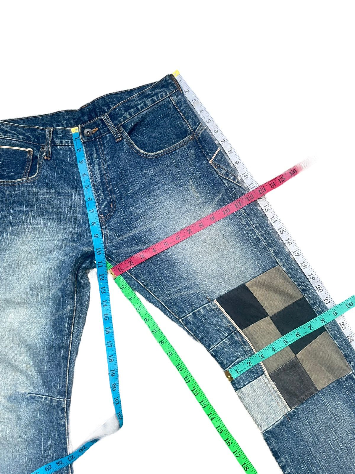 Japanese Brand Gland Edge Selvedge Custom Denim Size US 33 - 23 Thumbnail