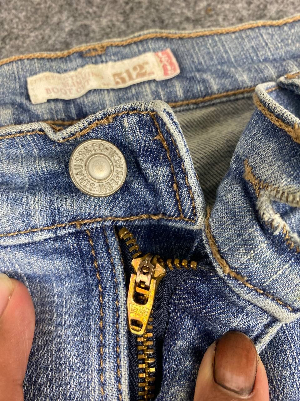 Levi's vintage levis 512 bootcut flare denim nice design Size 32" / US 10 / IT 46 - 12 Thumbnail