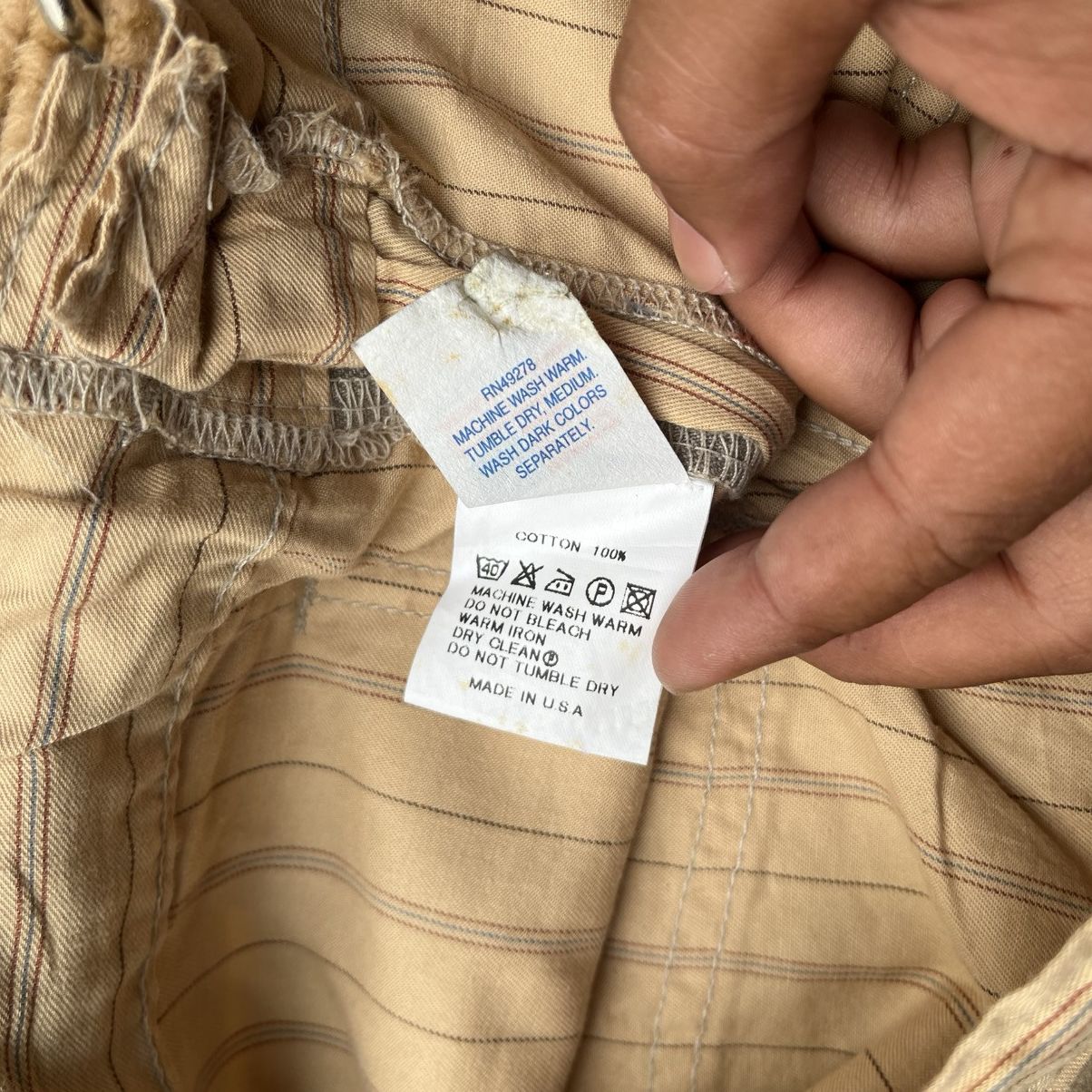 Japanese Brand Gung Ho Cargo Pants Striped Size US 30 / EU 46 - 7 Thumbnail