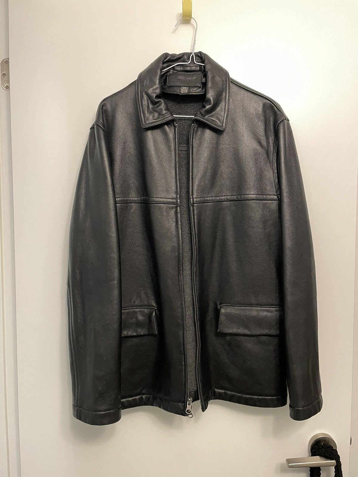 J. Crew Black Leather Jacket