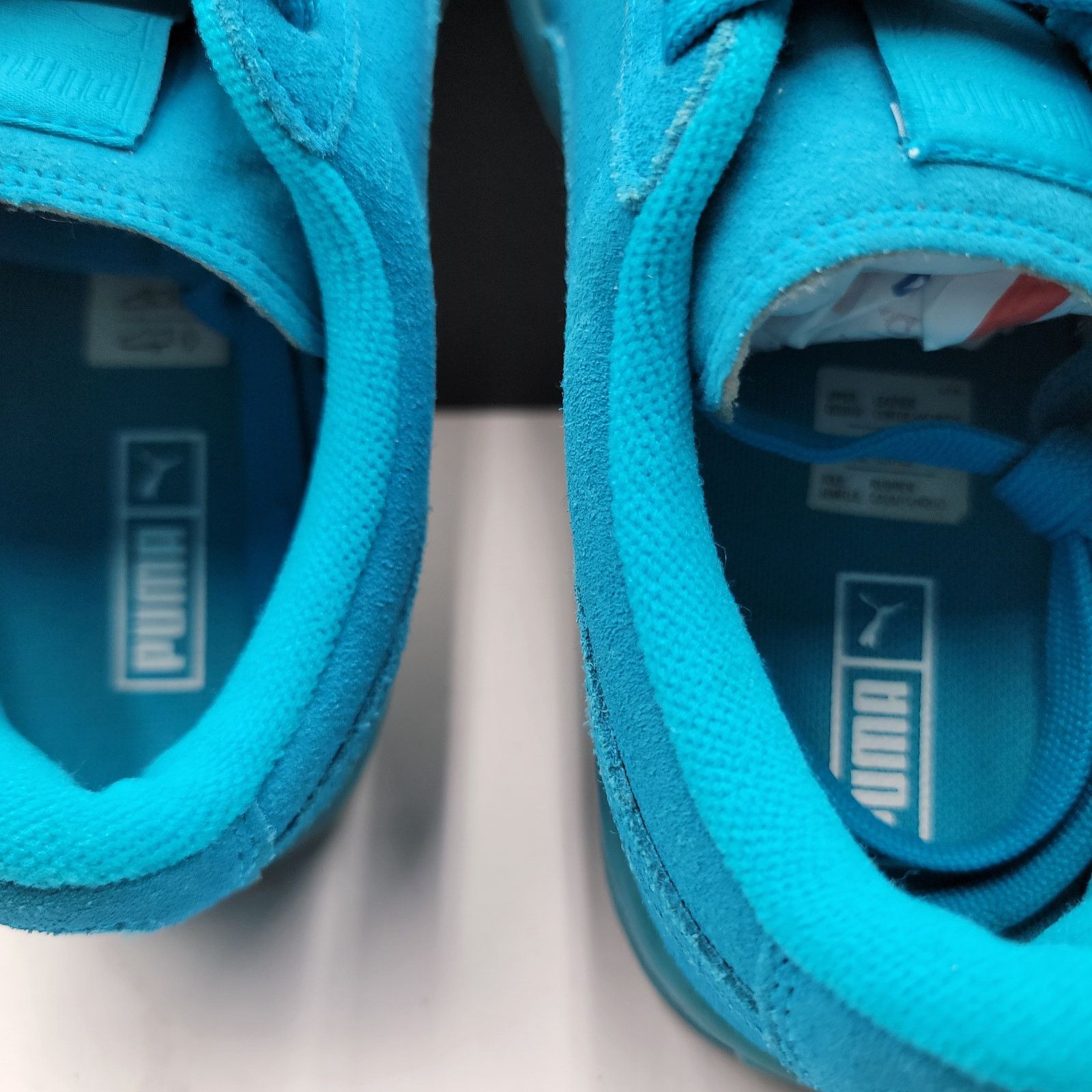 Puma Puma Suede Iced Fluo Jr 'Atomic Blue' Sz 7C 361936-02 (254) Size US 7 / IT 37 - 7 Thumbnail