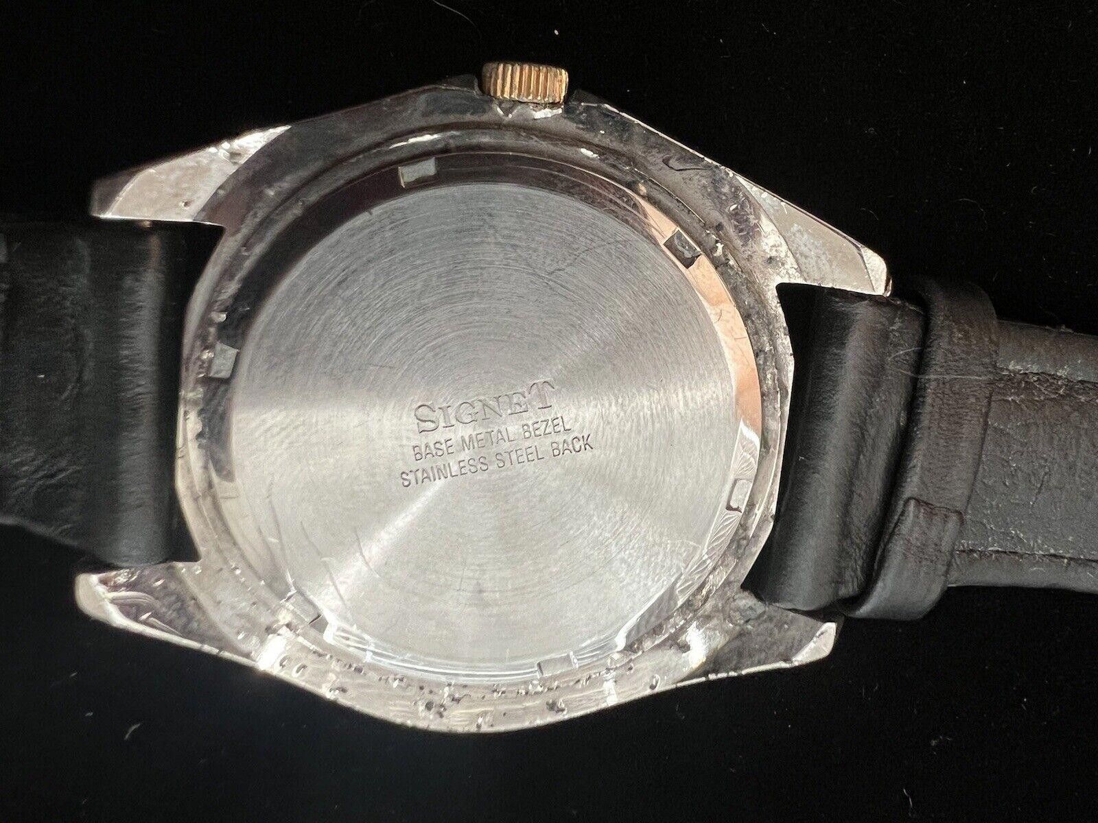 Designer Signet Watch Glowing Face And Hands New Bat Size ONE SIZE - 4 Thumbnail