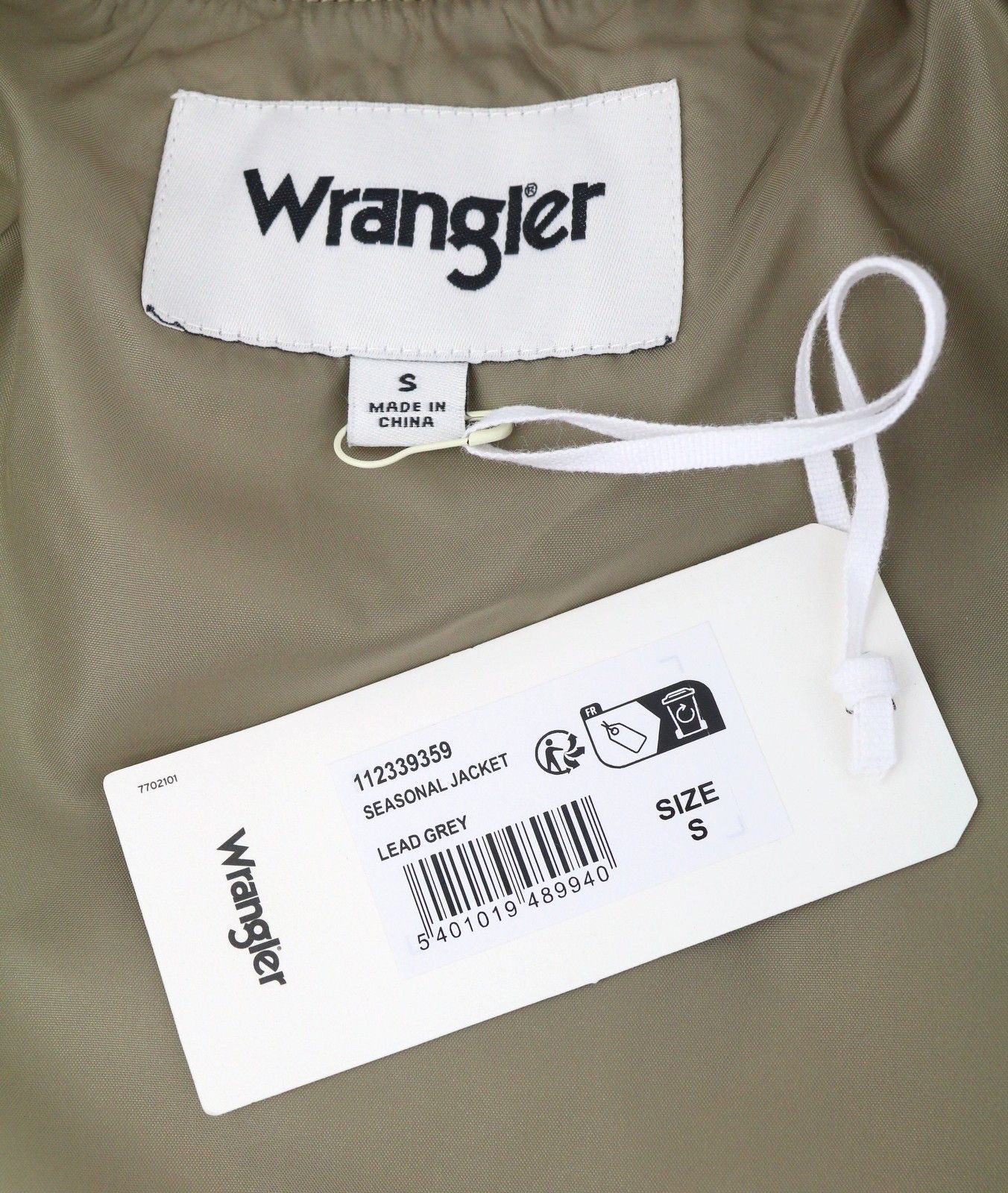 Wrangler S Beige Quilted Padded Full Zip Lined Bomber 88016 Size US S / EU 44-46 / 1 - 7 Thumbnail