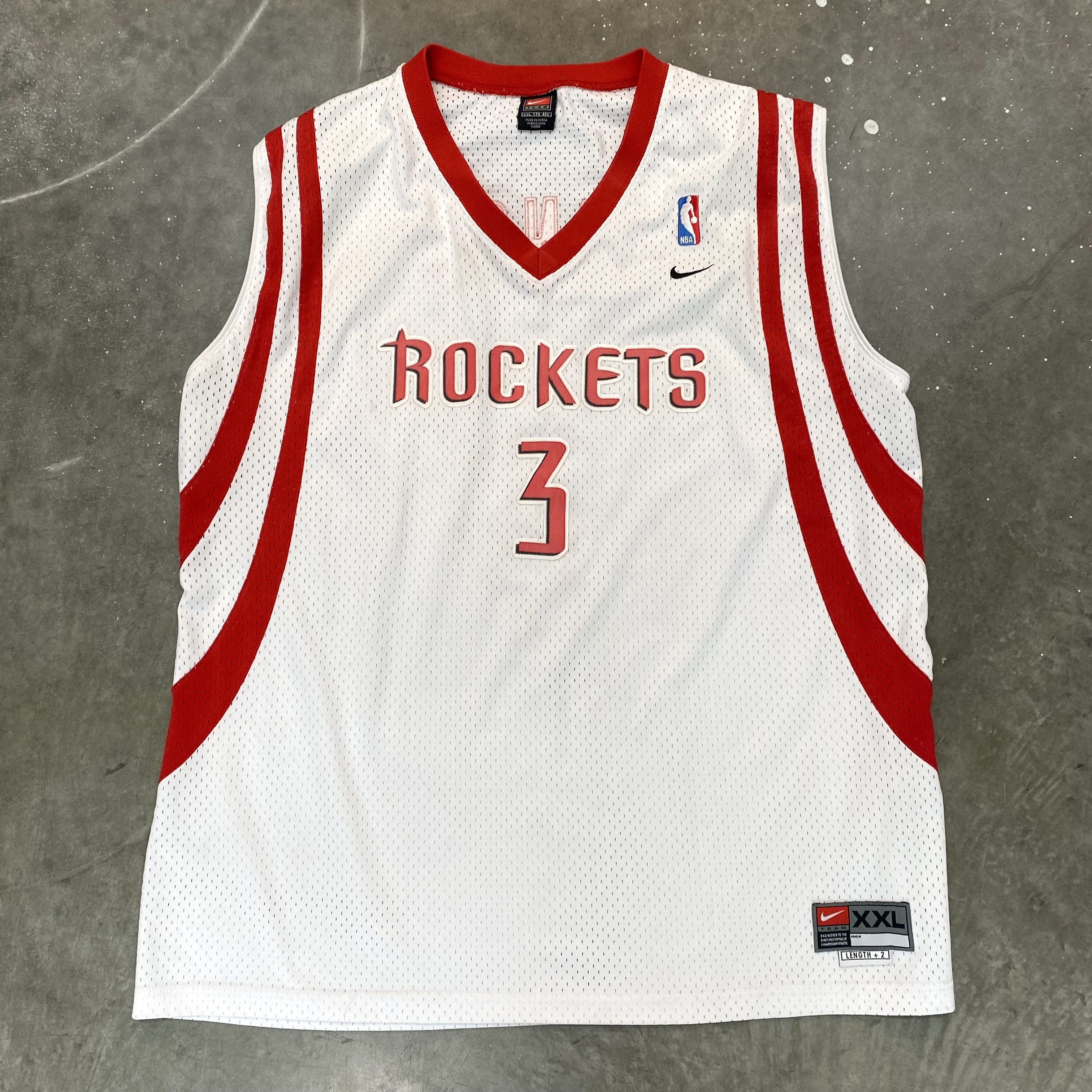 Maillot Houston Rockets Signé Steve Francis - Certificat D'authenticité JSA - Occasion Collector - NBA Basketball