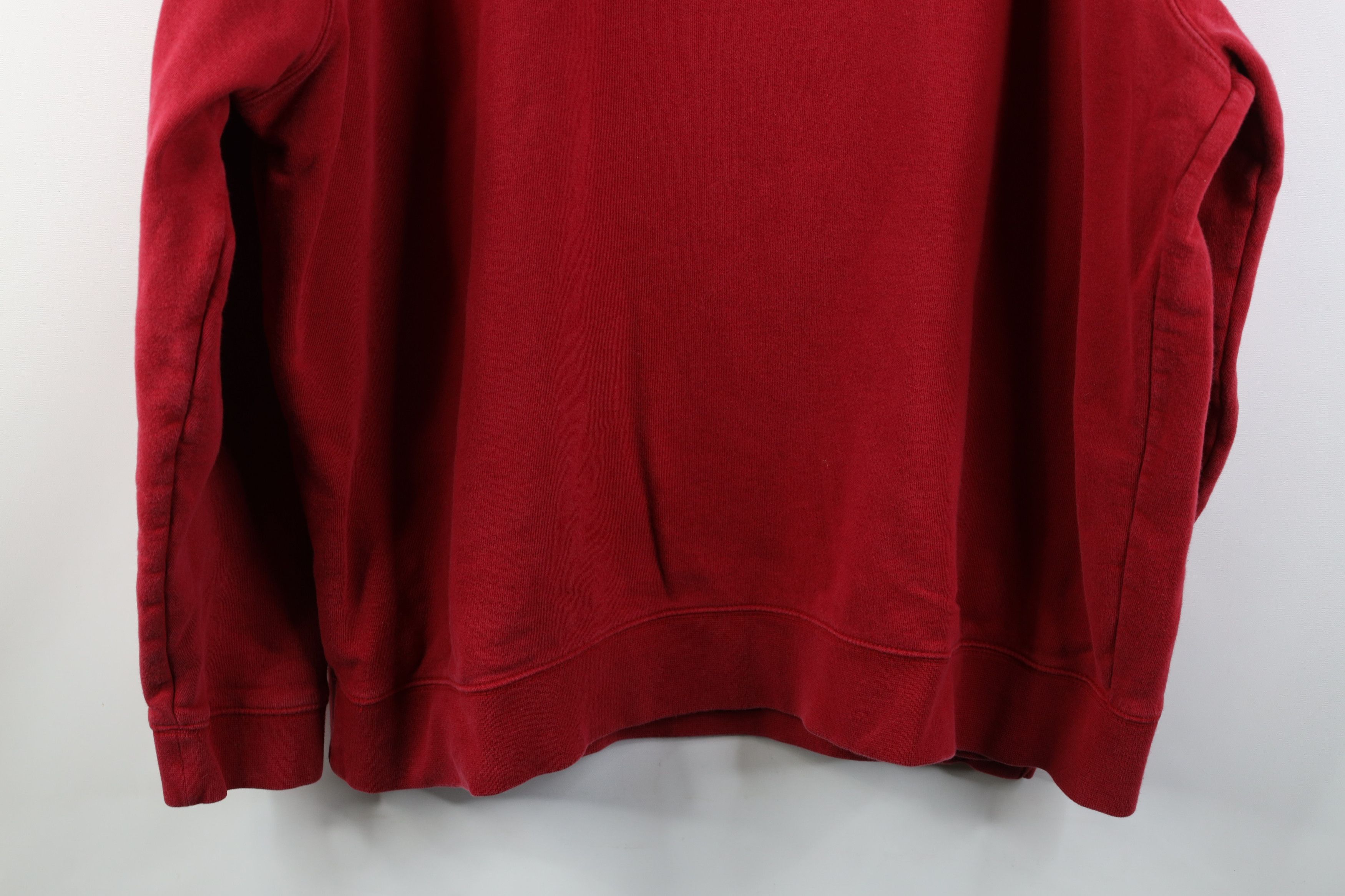 L.L. Bean Vintage LL Bean Blank Heavyweight Crewneck Sweatshirt Red Size US XXL / EU 58 / 5 - 12 Thumbnail