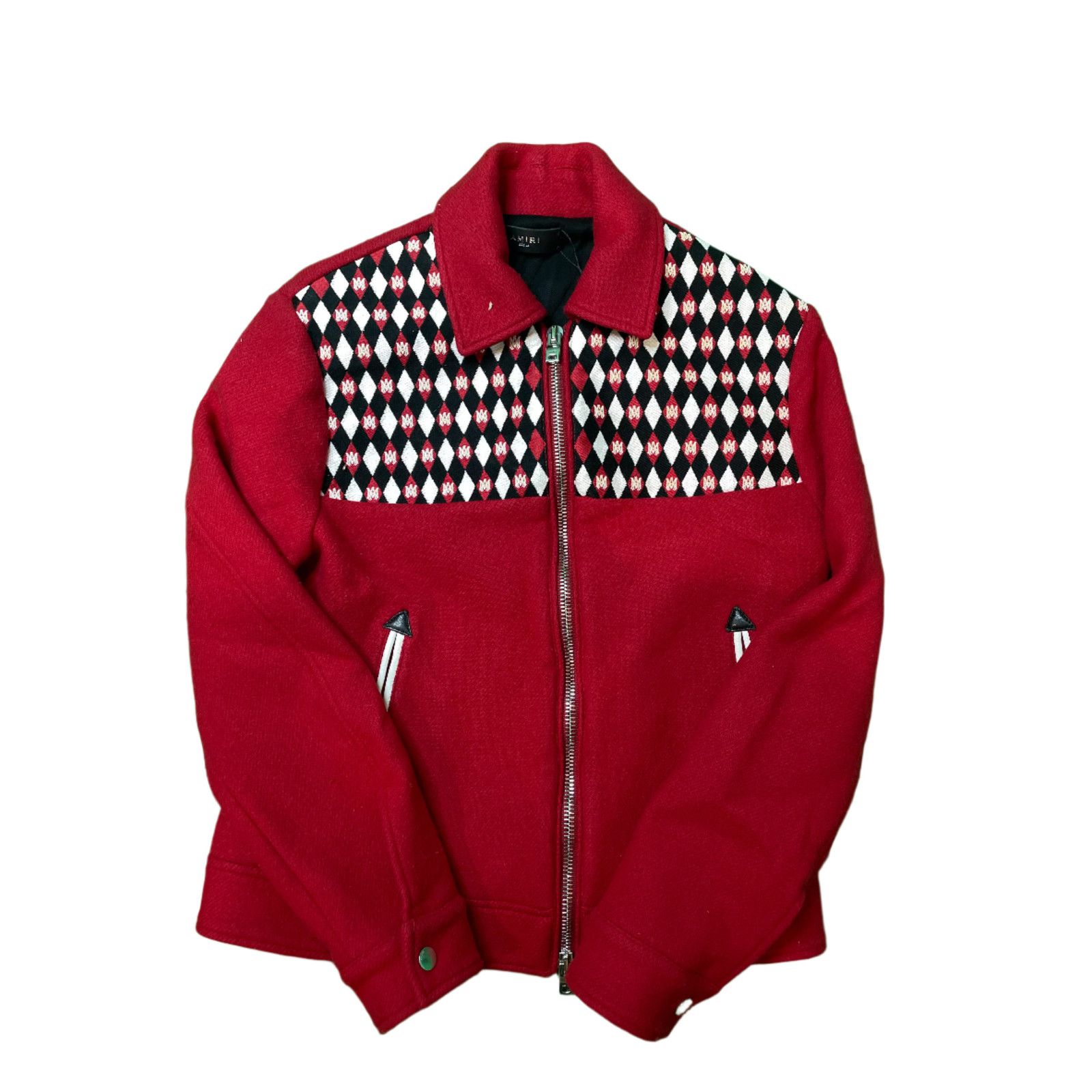 Amiri Amiri MA Diamond Logo Red Varsity Jacket Size US S / EU 44-46 / 1 - 2 Thumbnail