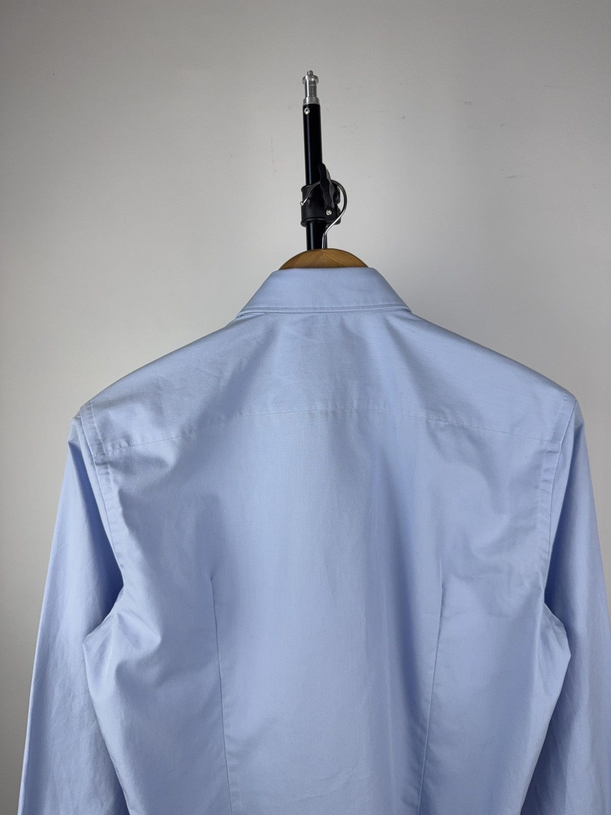 Designer Luxury Designer Hugo Boss Blue Slim Fit Shirt Size US M / EU 48-50 / 2 - 9 Thumbnail