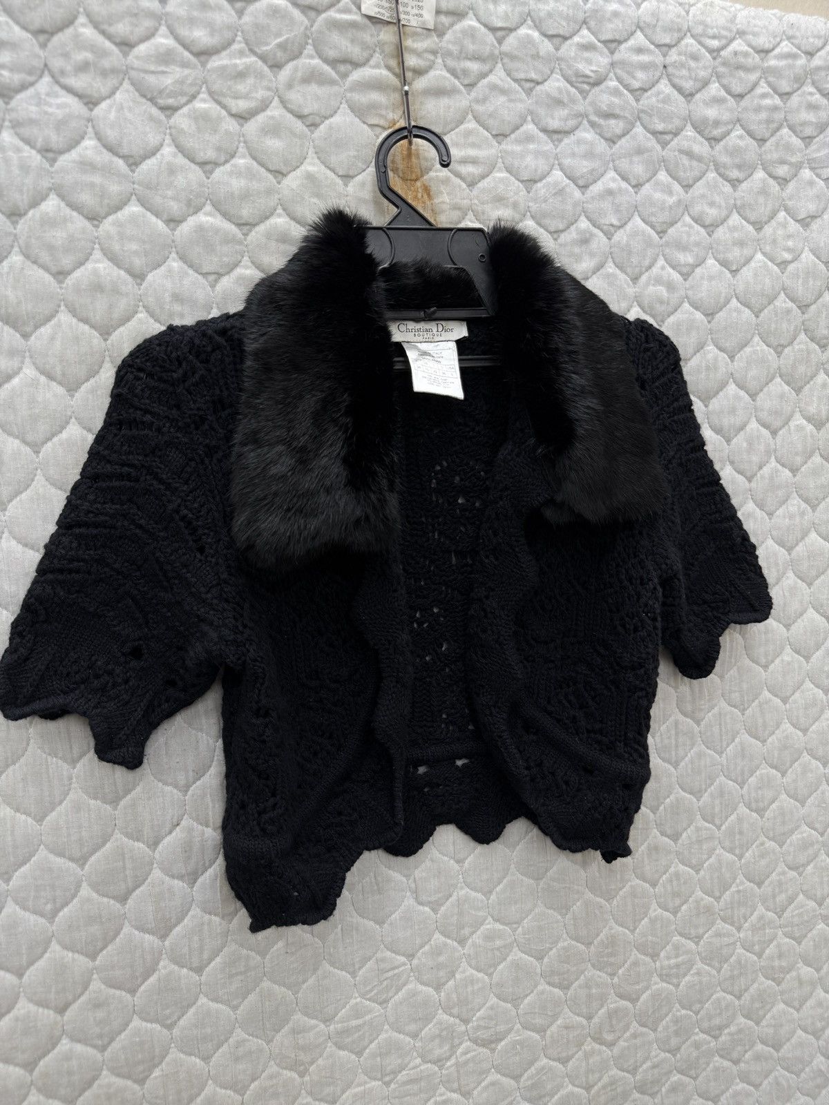 Christian Dior Monsieur 🔥🔥🔥ARCHIVE CHRISTIAN DIOR KNIT FUR CARDIGAN Size M / US 6-8 / IT 42-44 - 2 Thumbnail