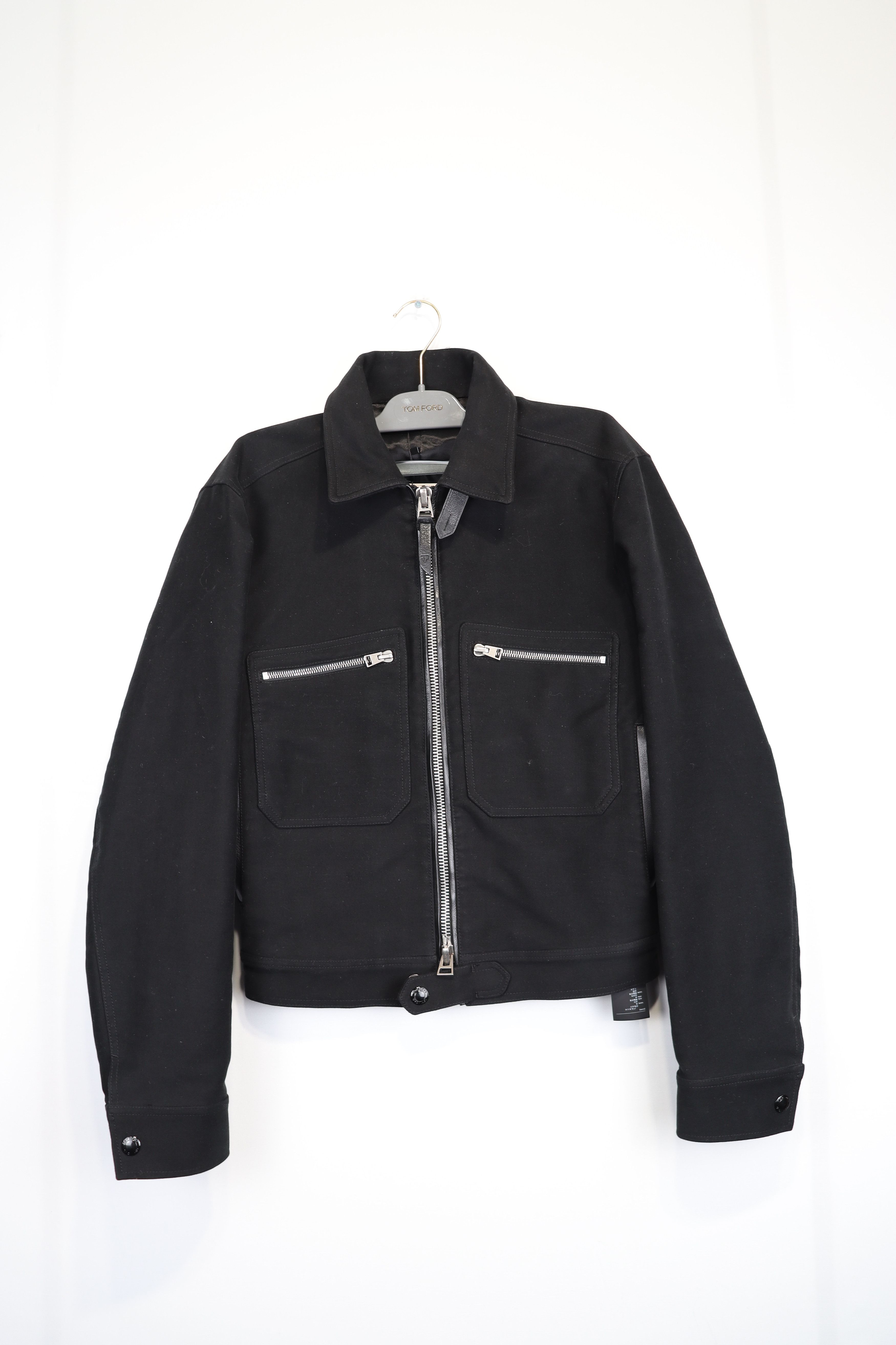 Tom Ford o1rshd1 Blouson Zip Jacket in Black Size US M / EU 48-50 / 2 - 3 Thumbnail