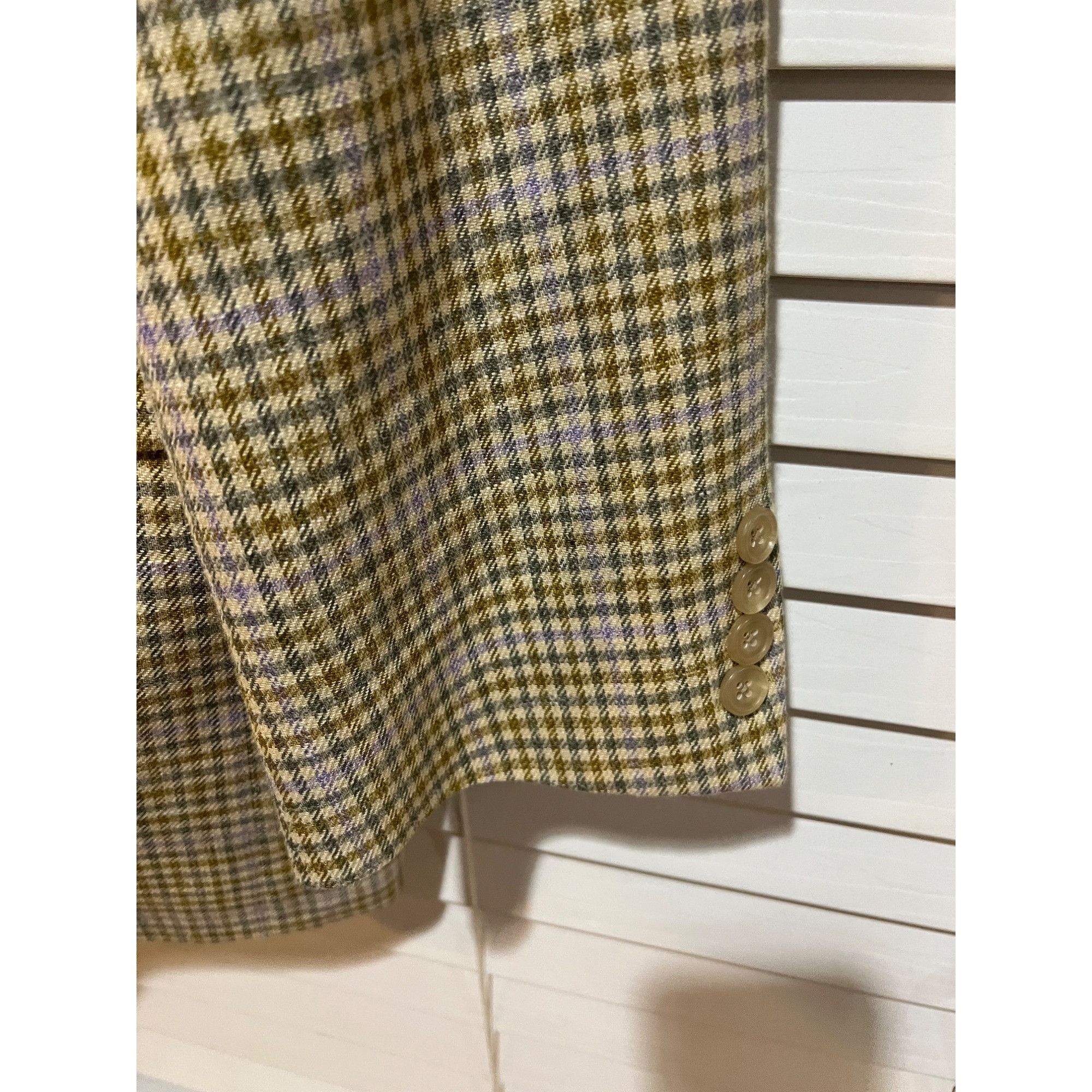 Hickey Freeman Hickey Freeman Wool Silk Linen Blend Blazer Sport Coat - Siz Size 44R - 3 Thumbnail