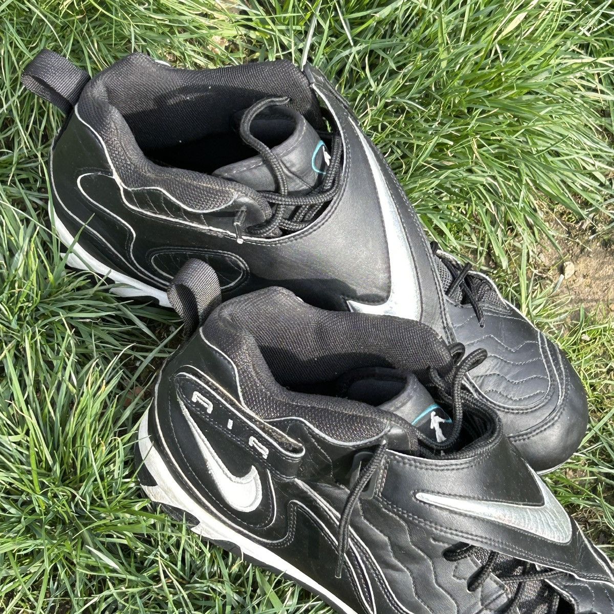 Nike 1997 Nike Air Metal Max Turf Black Silver 115081-011 Size 15 Size US 15 / EU 48 - 7 Thumbnail
