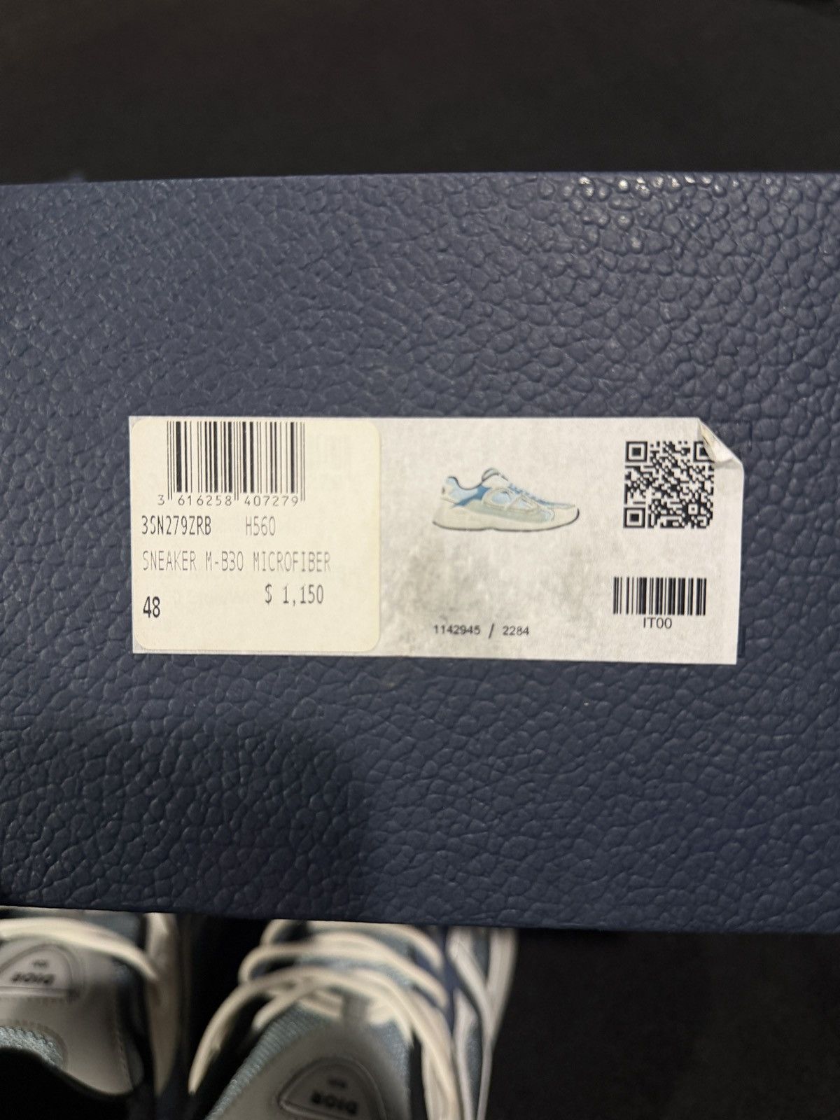Dior Dior B30 grey/blue sneakers size 13-14M Size US 14 / EU 47 - 7 Thumbnail