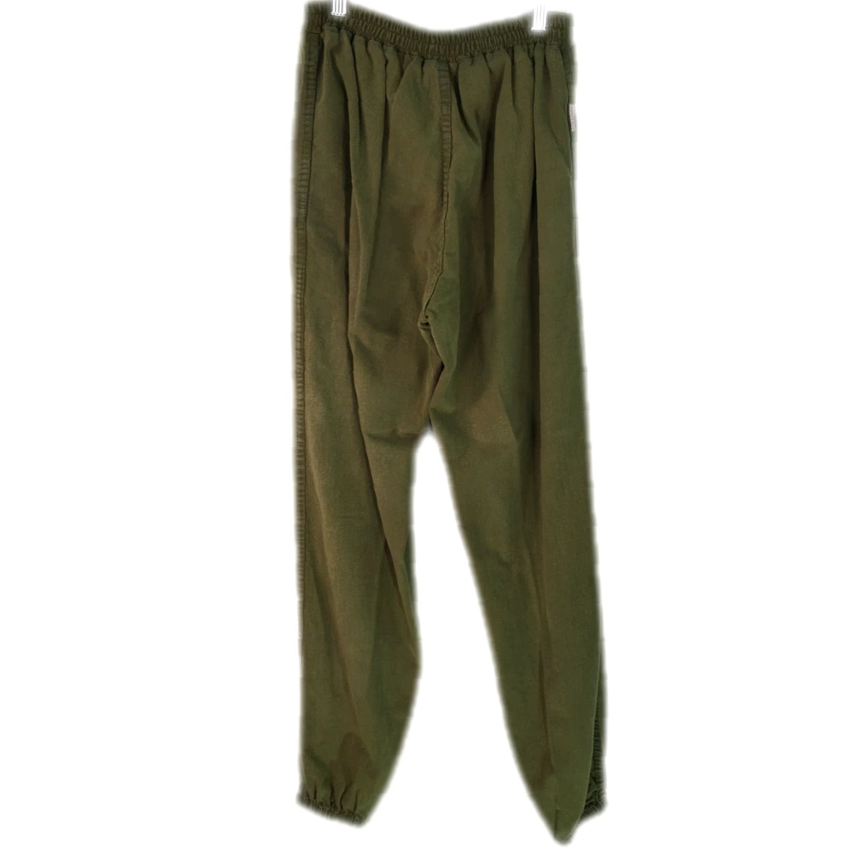 Vintage VINTAGE Smiths Utility Joggers Womens Size 30 Forest Green Casual Elastic Waist High Rise 30X32 Mens Size 30" / US 8 / IT 44 - 2 Thumbnail