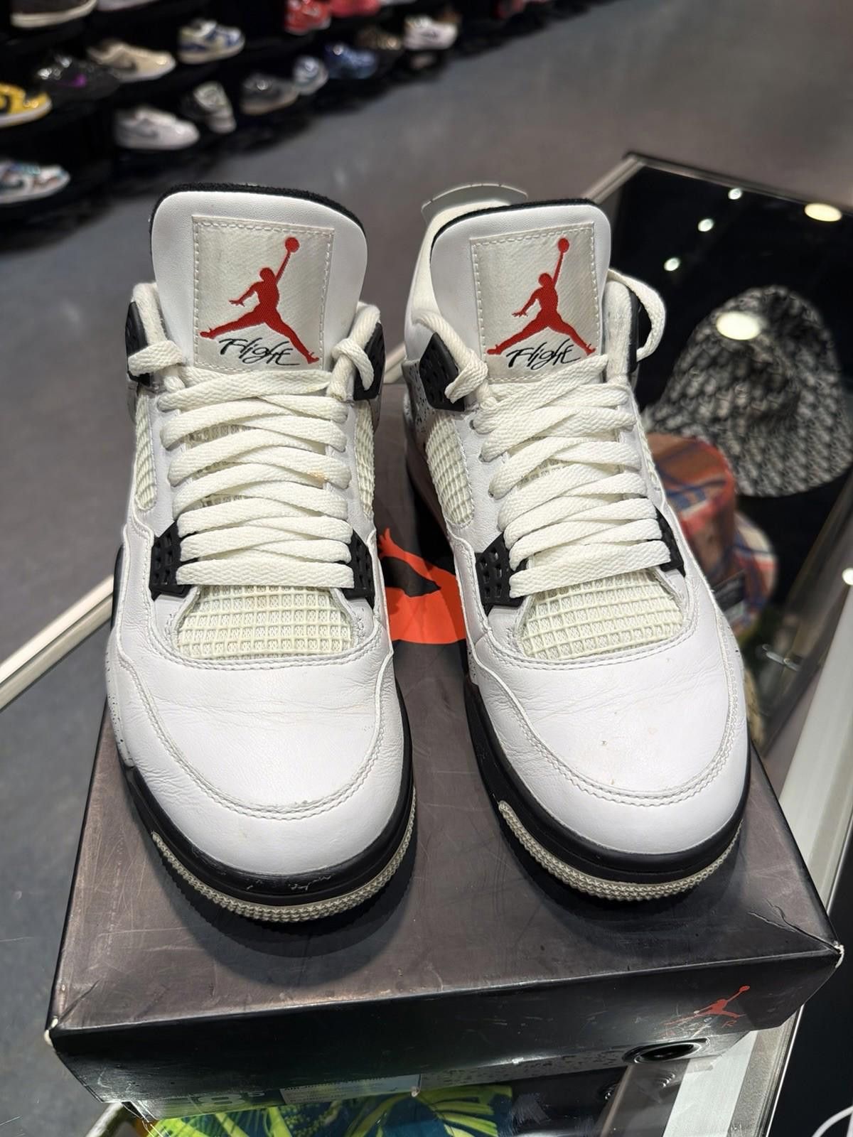 Jordan Brand Air Jordan Retro 4 White Cement 2016 Size 8.5 OG Authentic Size US 8.5 / EU 41-42 - 6 Thumbnail