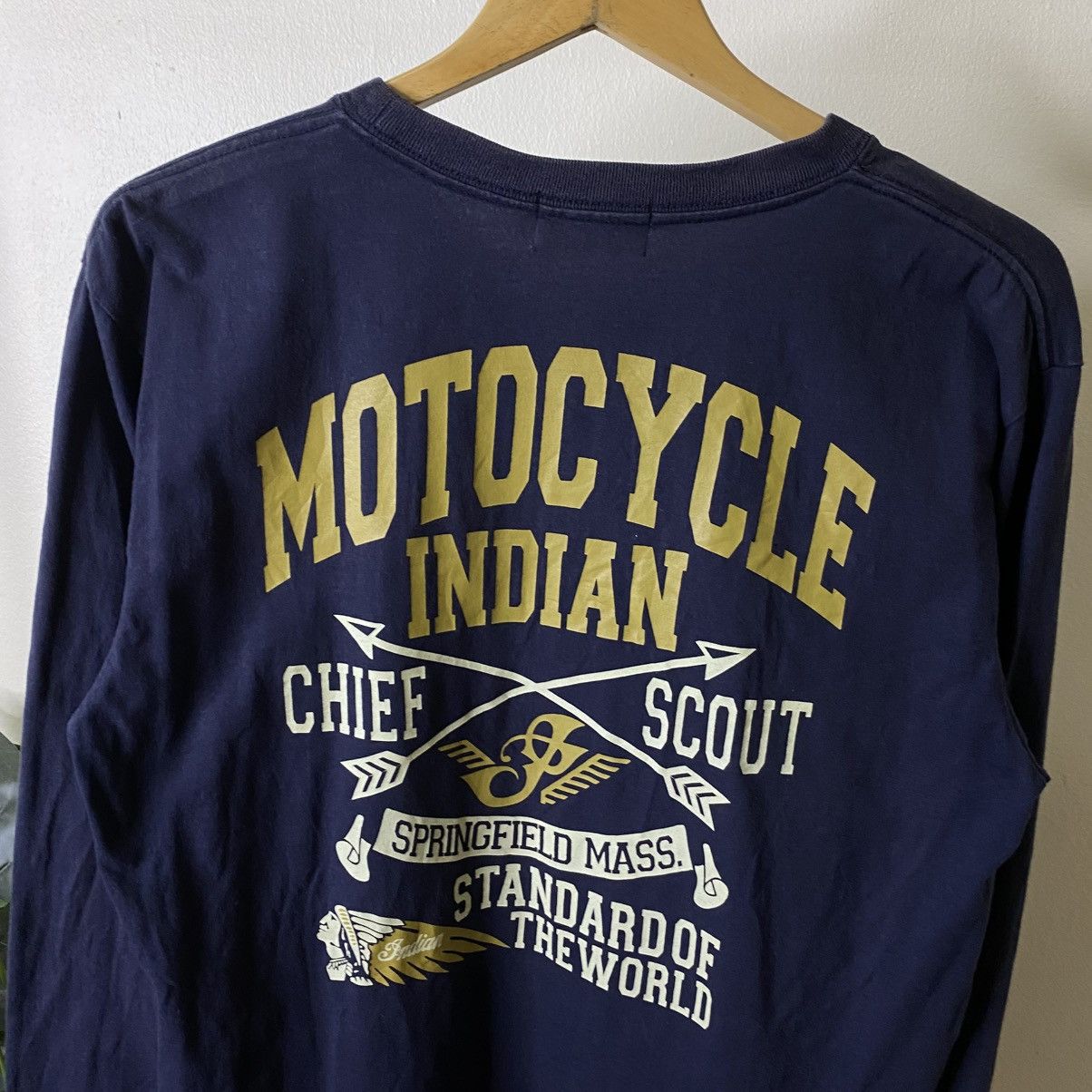 Indian Motorcycle Y2K Indian Motorcycle Harley Davidson Choppers Bikers LS Tee Size US M / EU 48-50 / 2 - 2 Thumbnail