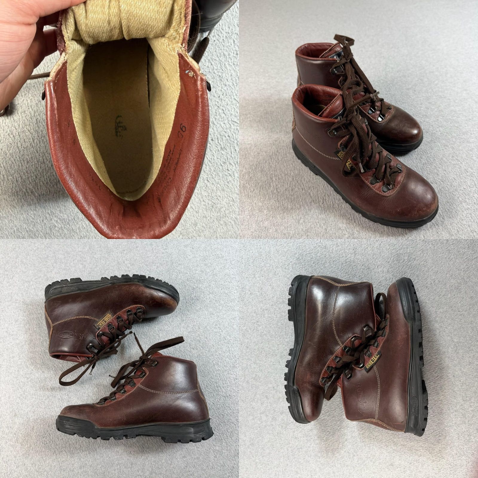 Eddie Bauer Vasquez Skywalk Leather Boots Men Size 8 Brown Leather Gore-Tex Waterproof Italy Size US 8 / EU 41 - 8 Thumbnail