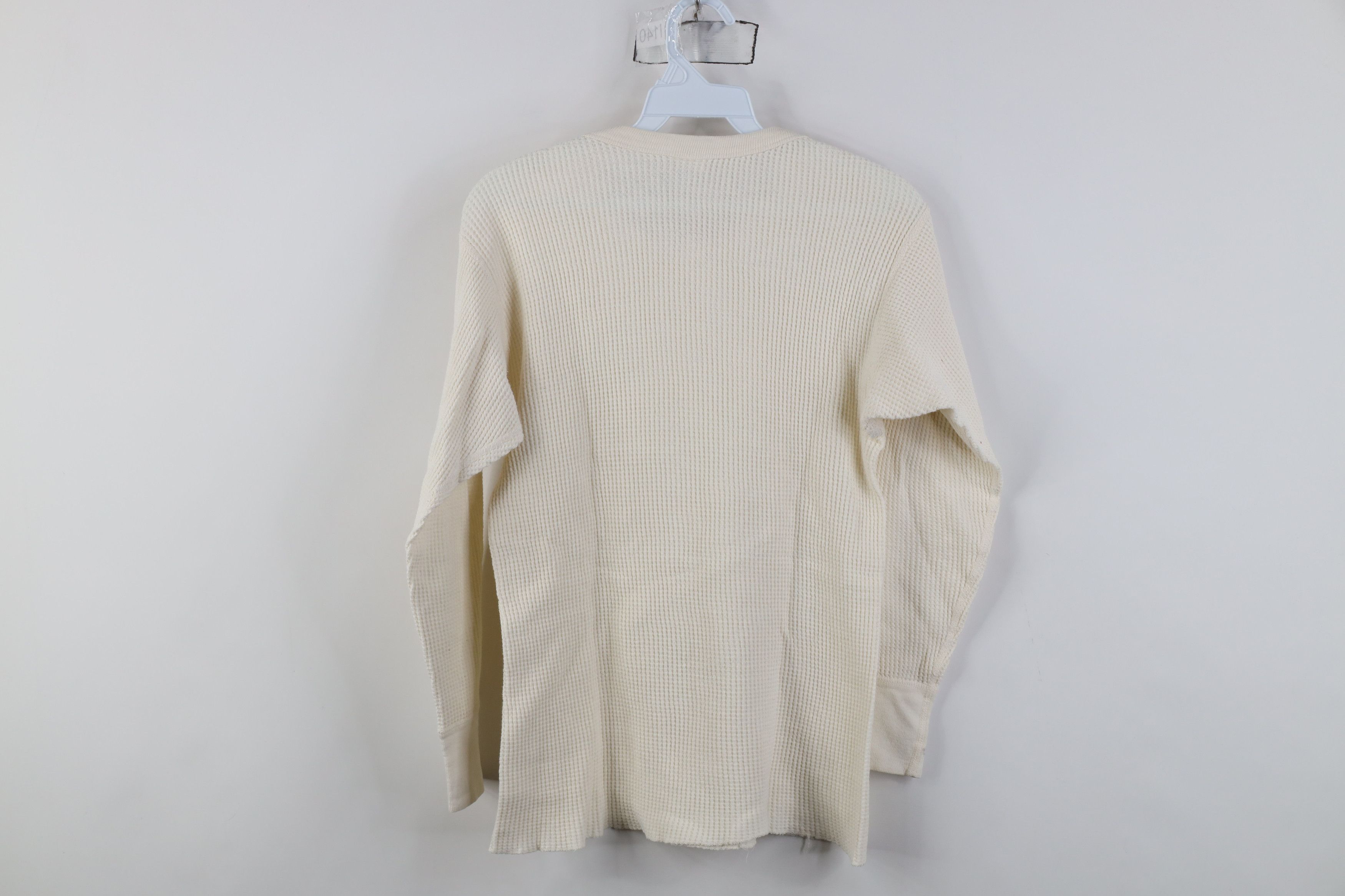 Vintage Vintage 70s Streetwear Waffle Knit Long Sleeve T-Shirt USA Size US M / EU 48-50 / 2 - 10 Thumbnail