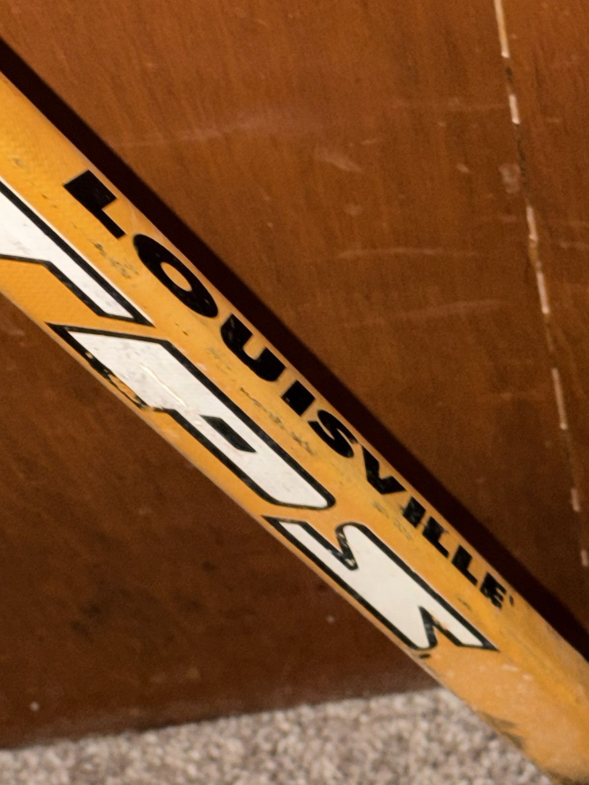 NHL TPS Louisville Game Used Hockey Stick Robert Schnabel Vint Size ONE SIZE - 20 Thumbnail