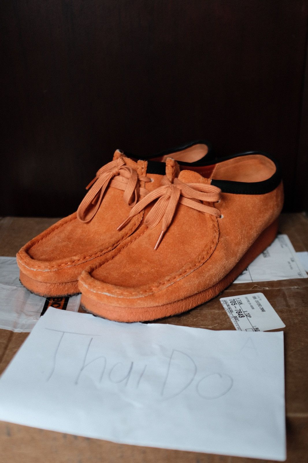 Clarks Clarks OG Wallabees Orange Vintage low-top Size US 9.5 / EU 42-43 - 7 Thumbnail