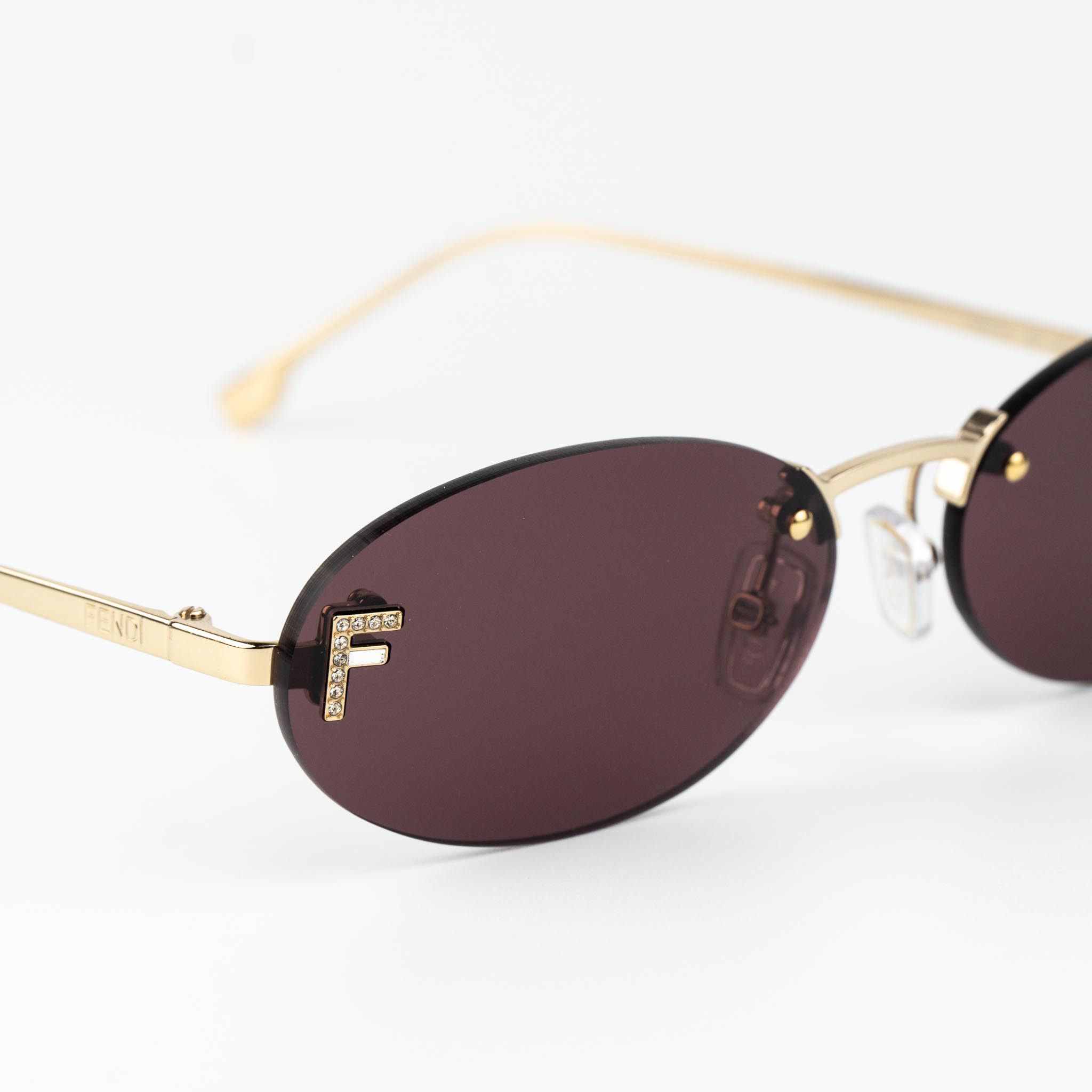 Fendi Fendi FIRST CRYSTAL Sunglasses FE4075US 30Y NEW AUTHENTIC Size ONE SIZE - 6 Thumbnail