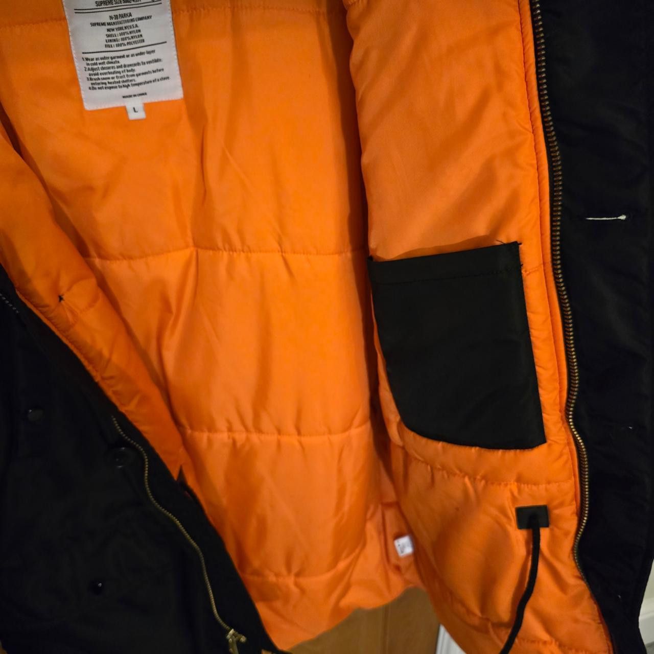 Supreme Supreme Men's Black and Orange Jacket Size US L / EU 52-54 / 3 - 7 Thumbnail