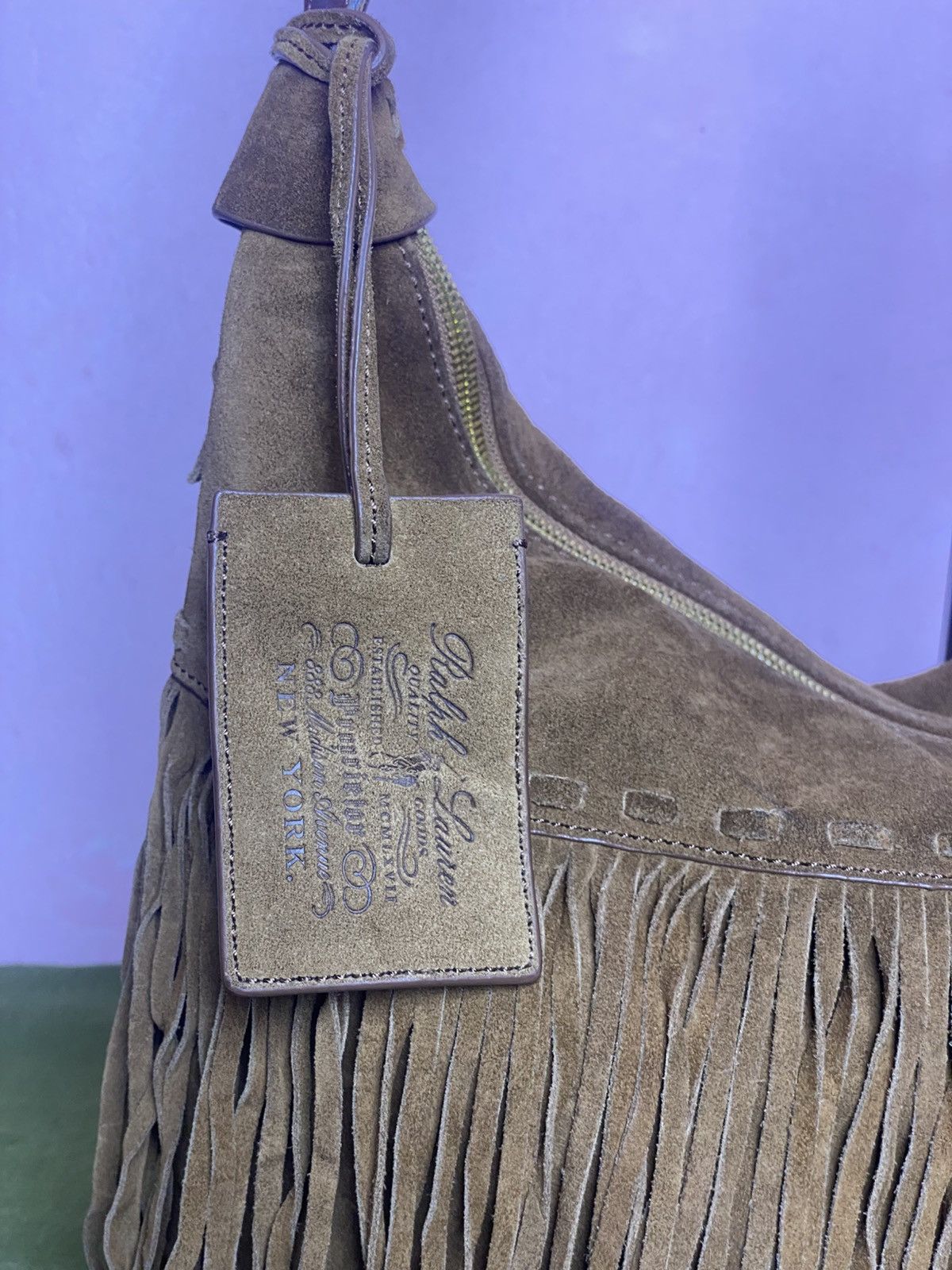 Polo Ralph Lauren POLO RALPH LAUREN Leather Fringe Shoulder Bag Size ONE SIZE - 14 Thumbnail