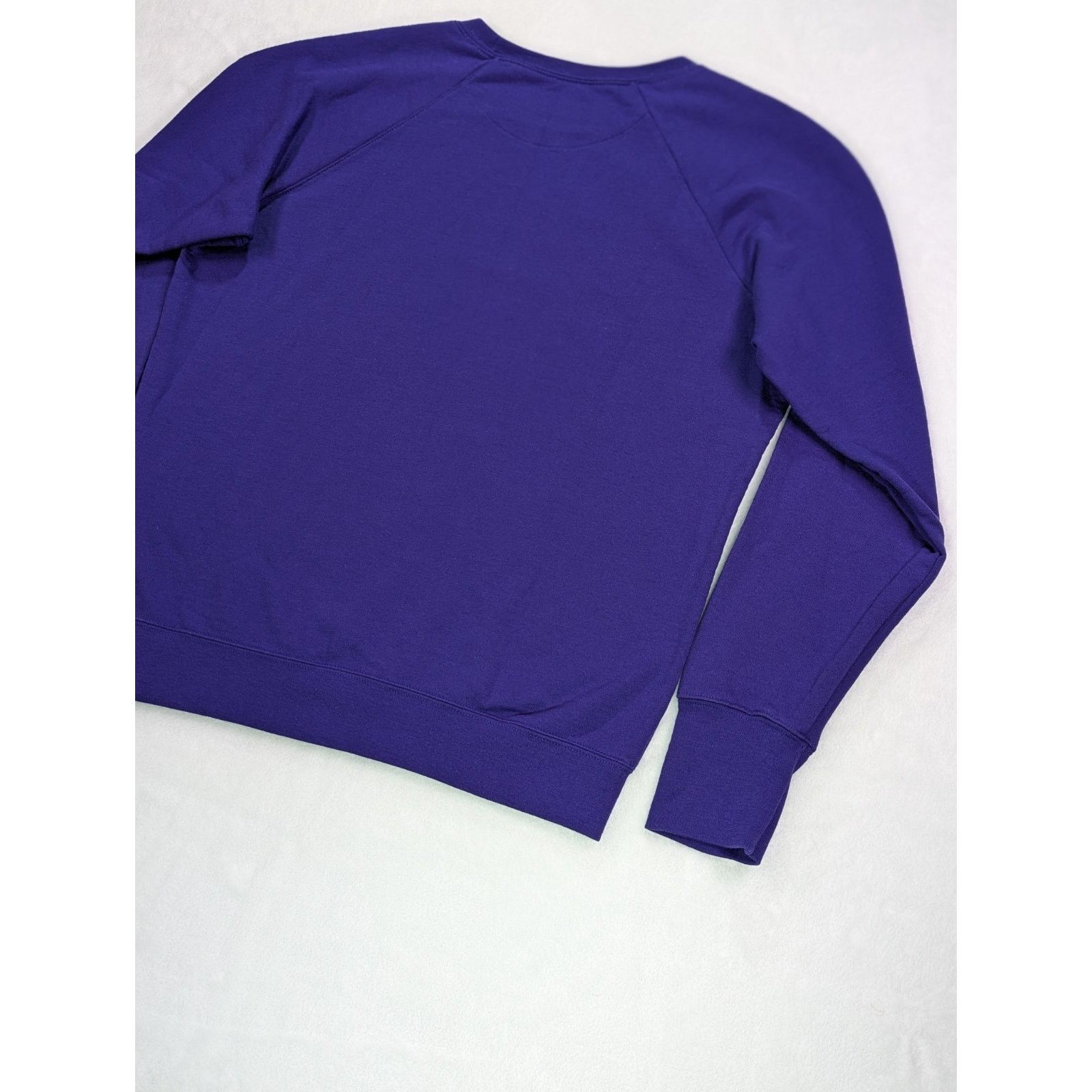 Champion Sz L Purple Powerblend Crewneck Holographic Logo Sweatshirt Size L / US 10 / IT 46 - 14 Thumbnail