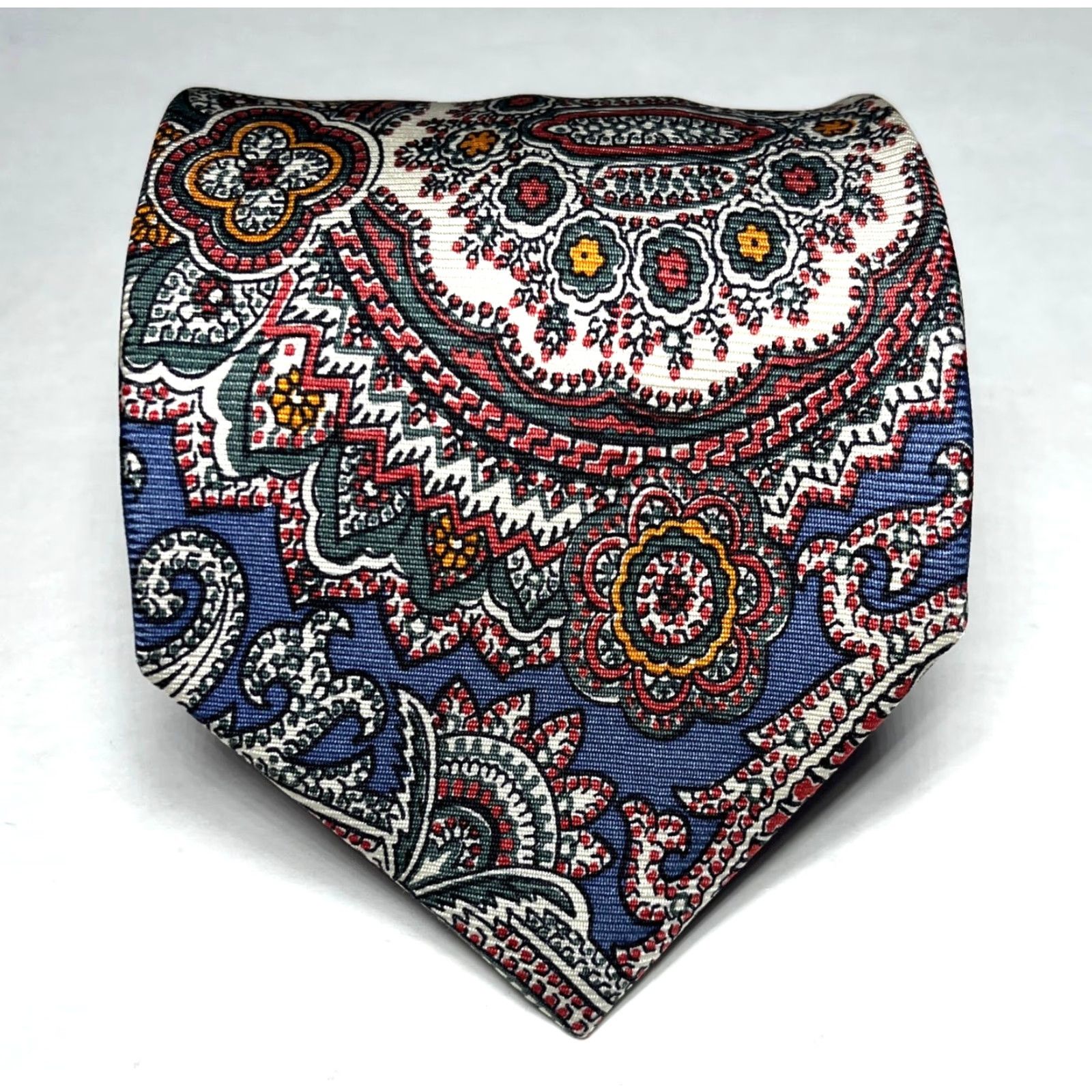 Polo Ralph Lauren VINTAGE Polo Ralph Lauren Tie Men’s Silk Paisley Floral Made in USA Size US M / EU 48-50 / 2 - 2 Thumbnail
