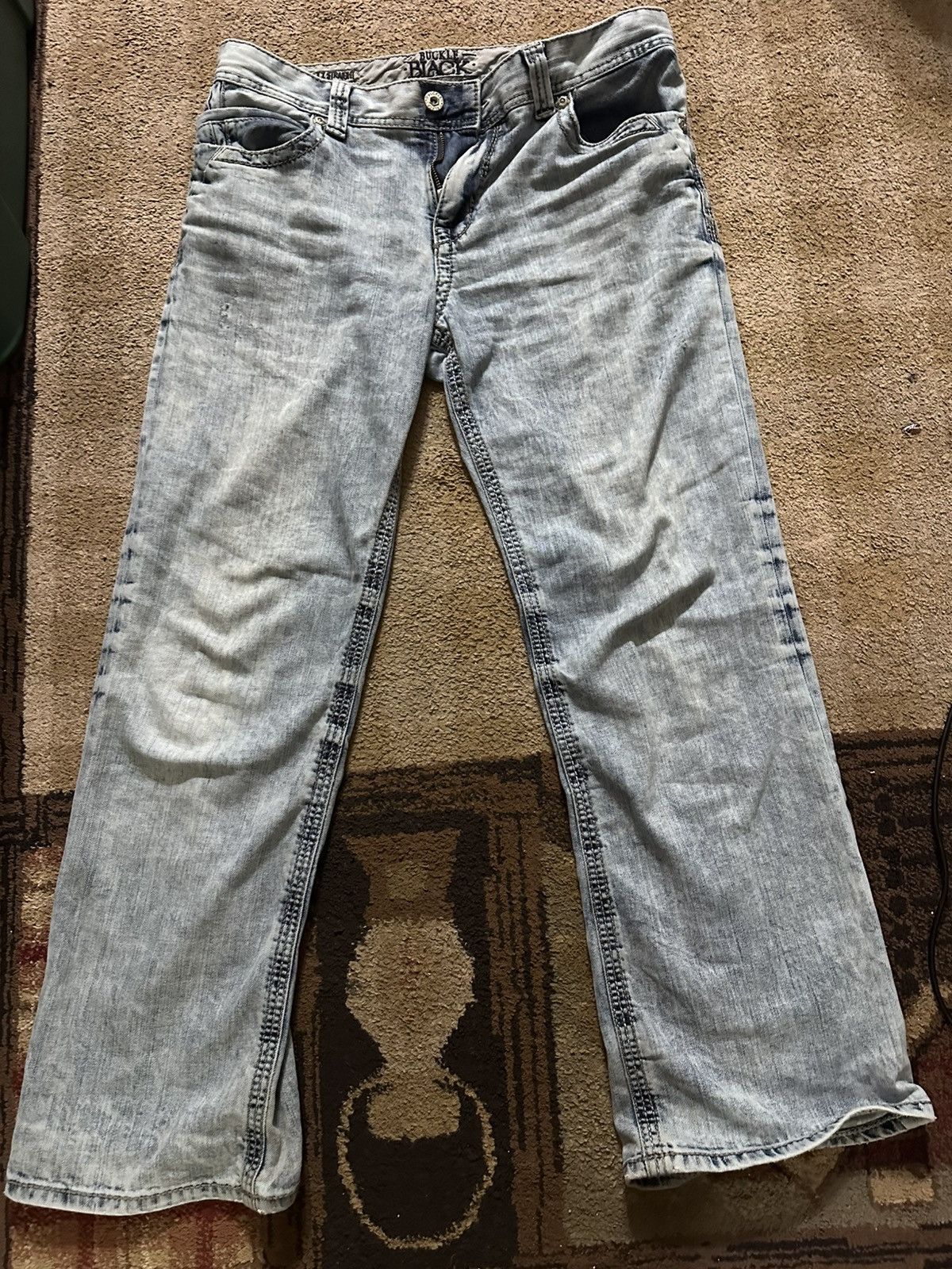 Buckle Black Blue wash streetwear jeans Size US 34 / EU 50 - 1 Thumbnail